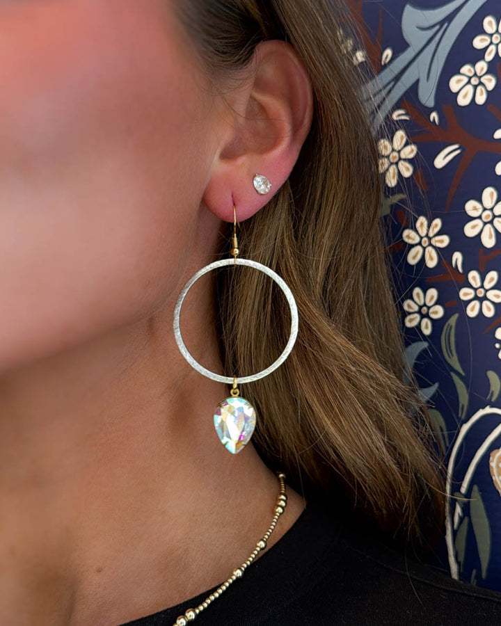 Lasting Impression CZ Charm Dangle Earrings