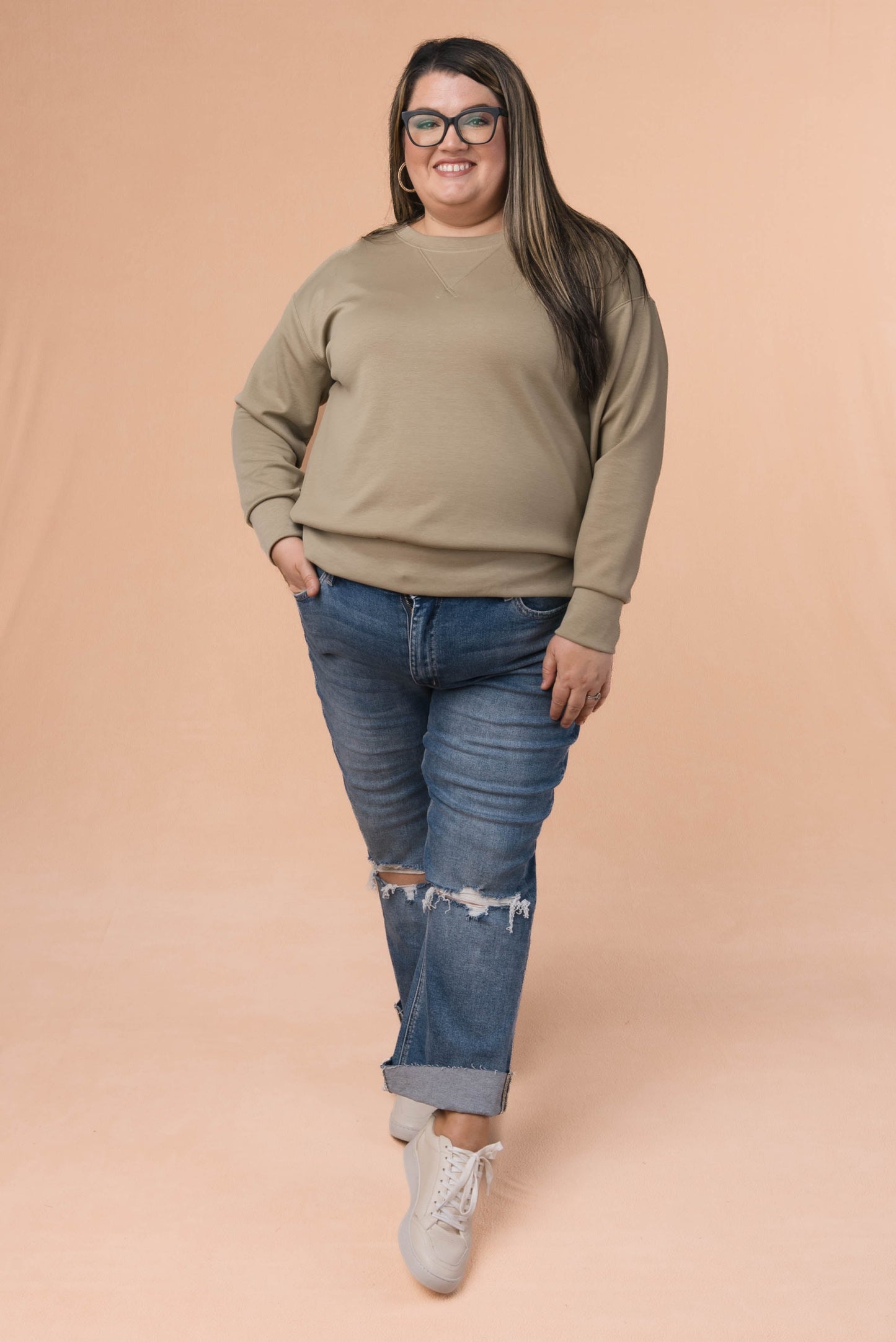 Malibu Banded Hem Pullover *Final Sale*
