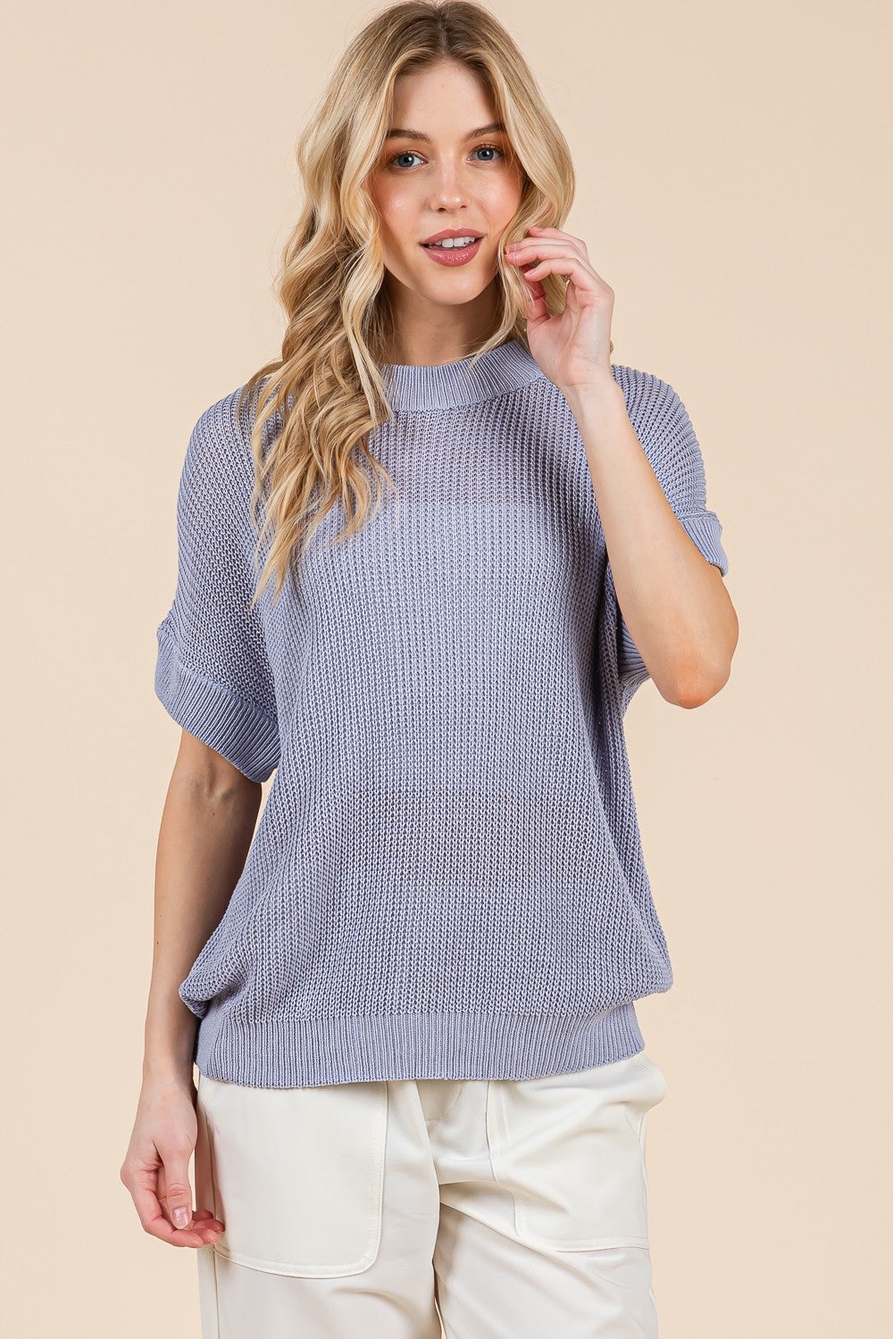 Lightweight Knit Dolman Sweater