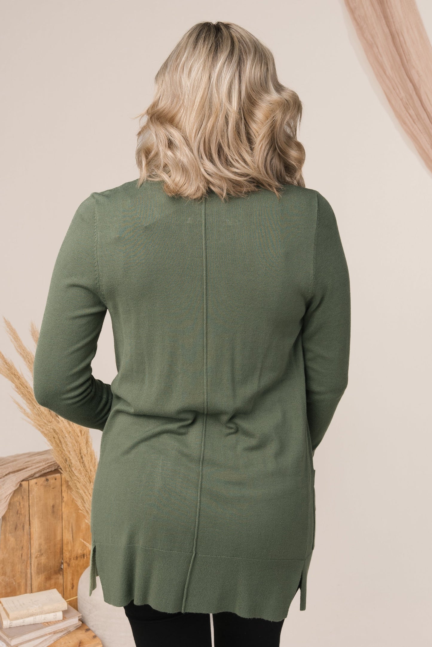 Open Front Sweater Cardigan