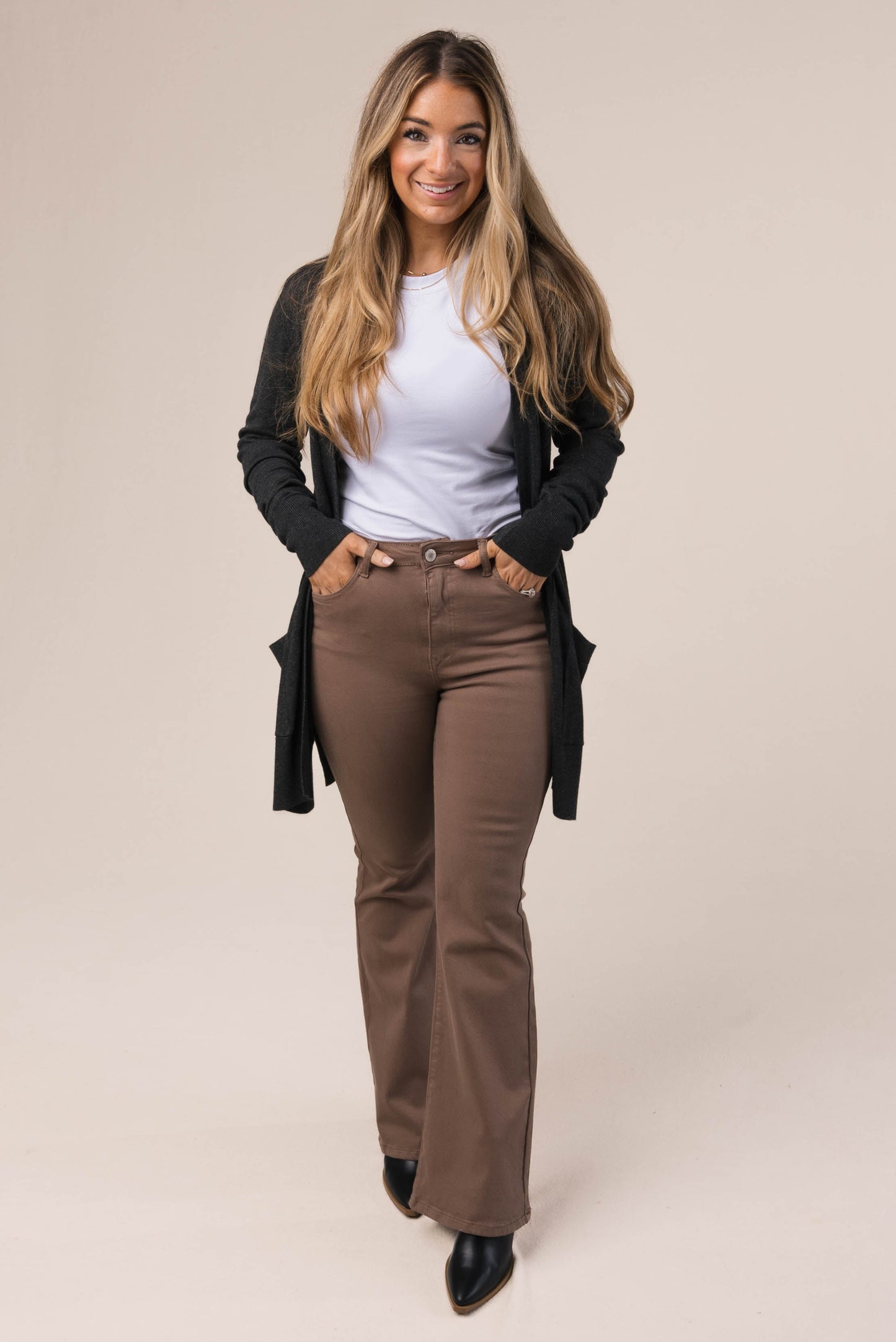 Open Front Sweater Cardigan