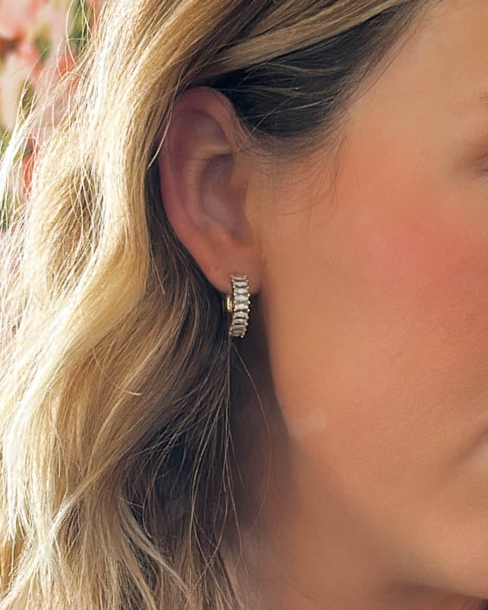 Marry Marry CZ Huggie Earrings