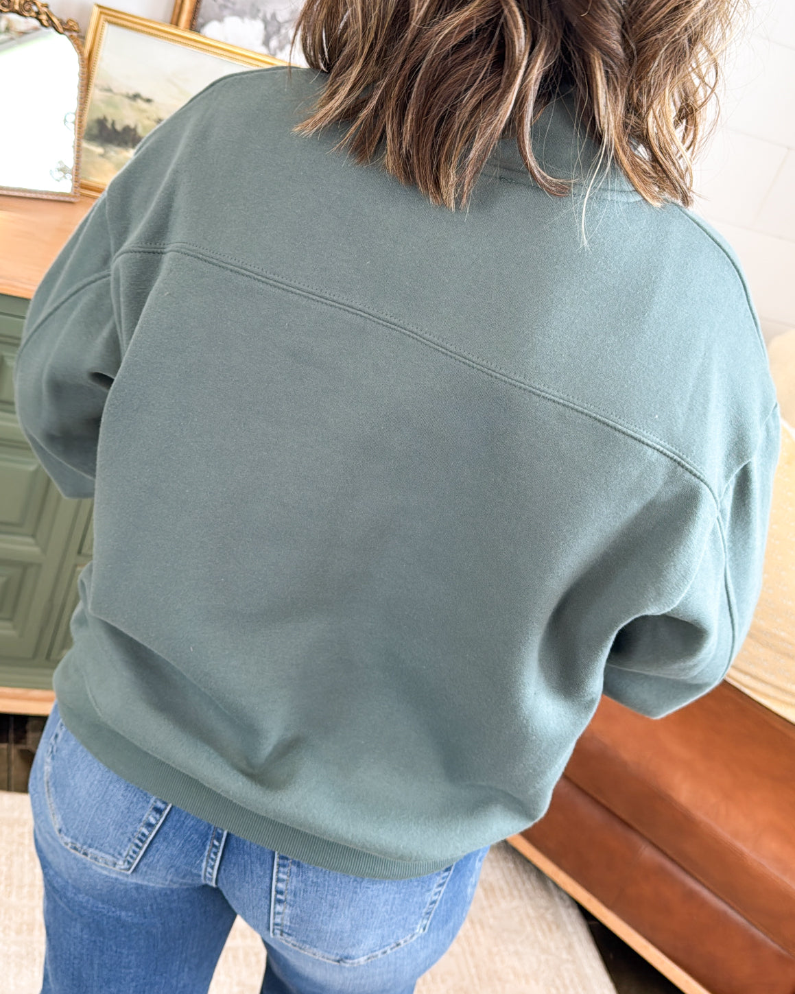 Chill In The Air Quarter Zip Sweatshirt