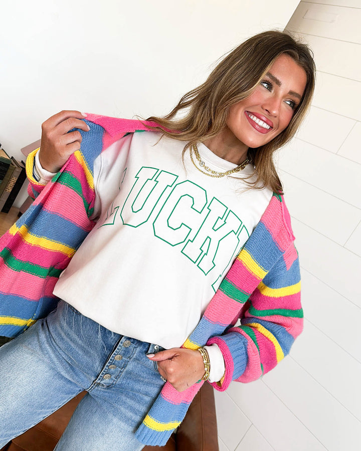 Lucky Graphic Sweatshirt