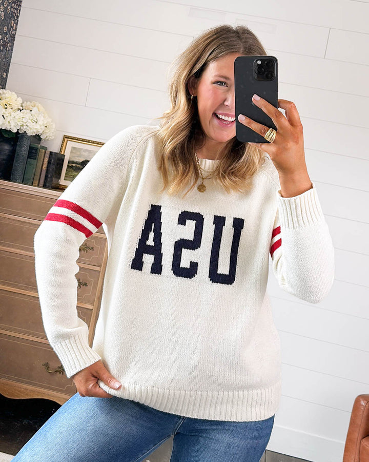 Let Freedom Ring USA Knit Sweater