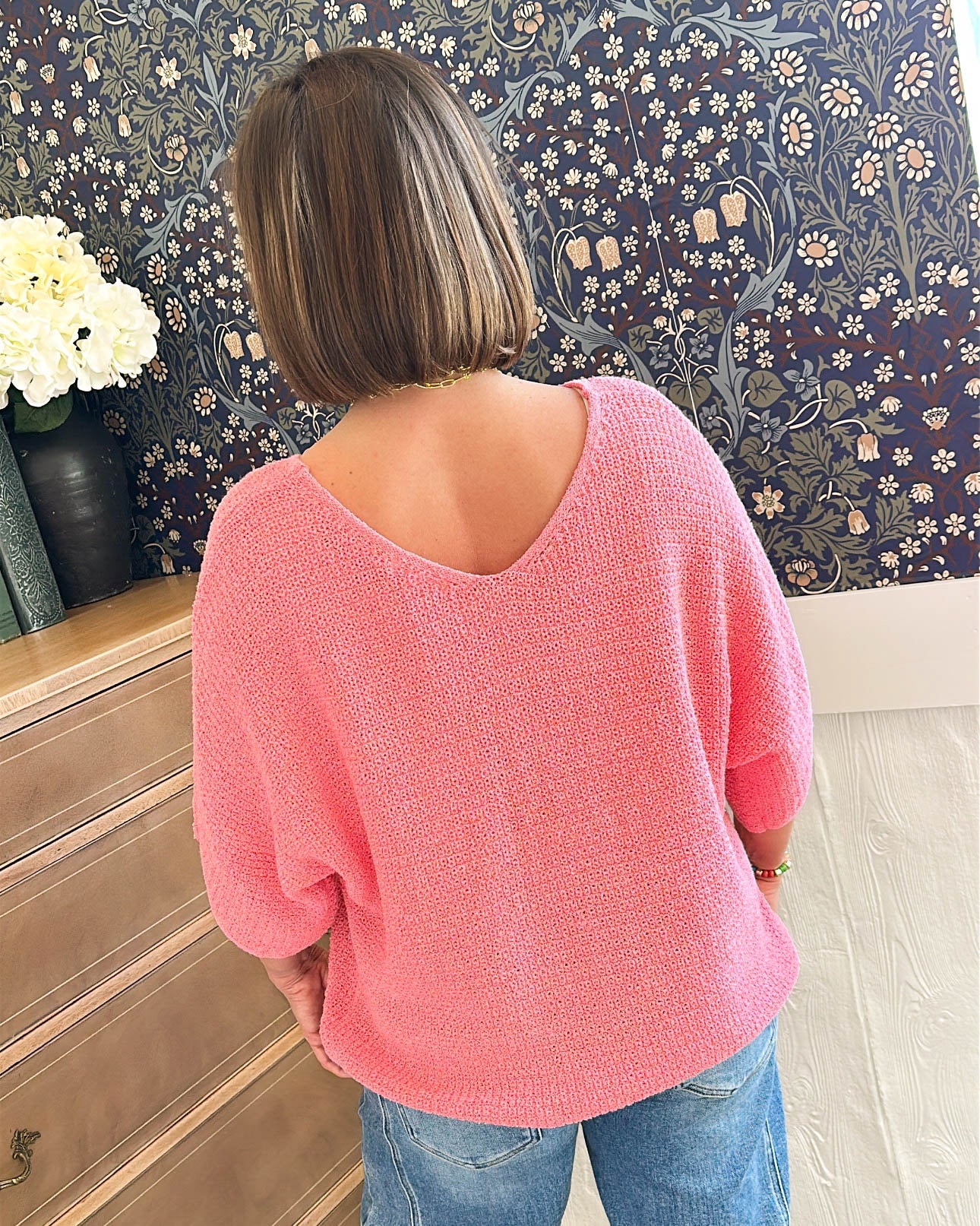 Set The Course Lightweight Double V-Neck Sweater