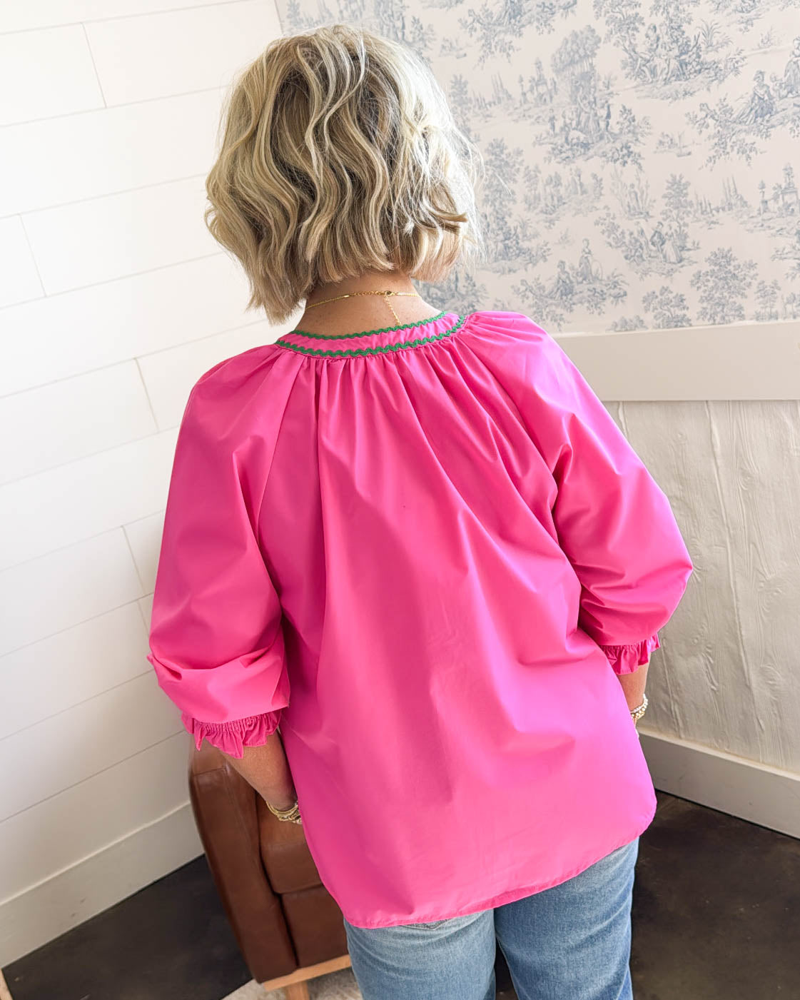 Bouquet Of Beauty Floral Embroidered Top