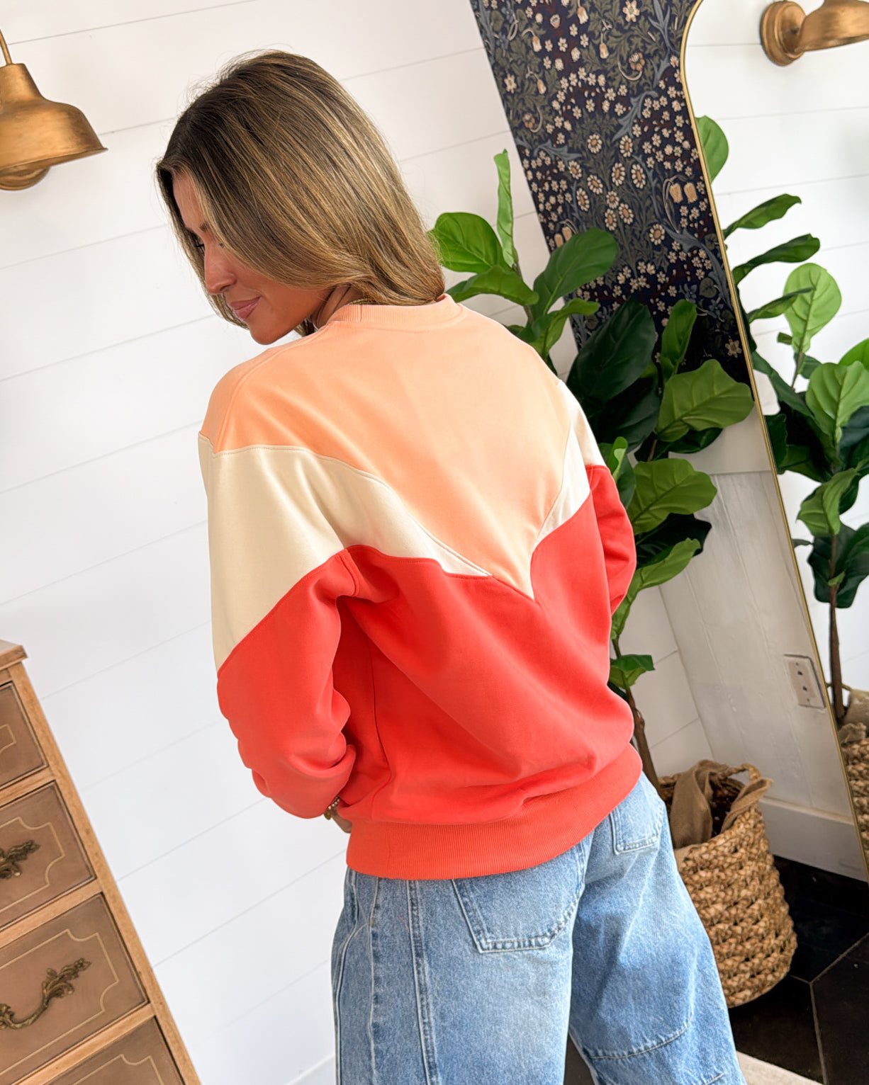 Bellini Morning Color Block Pullover