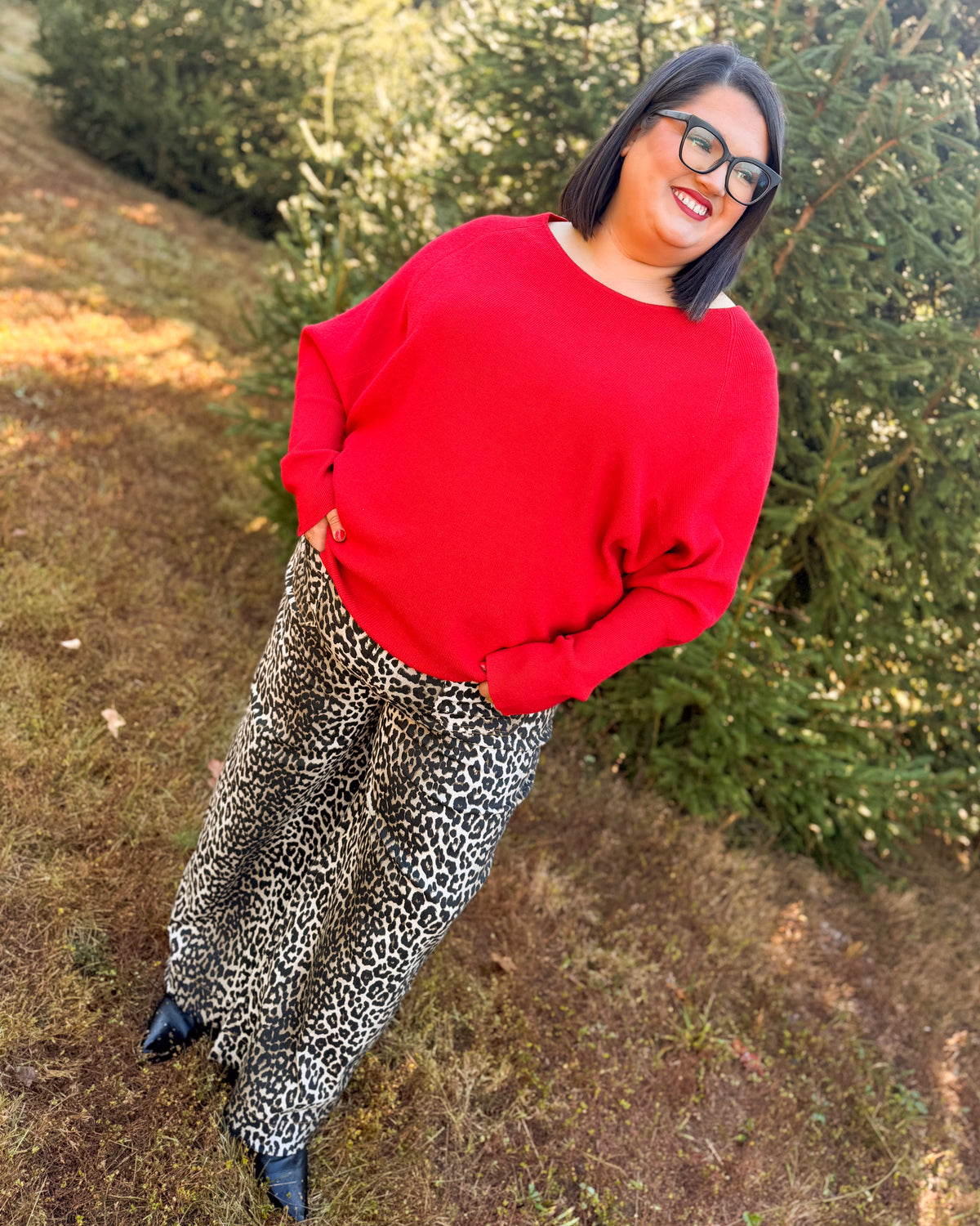 Seasons Of Life Ribbed Batwing Sleeve Sweater
