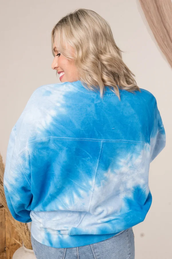 Tie Dyed Organic Cotton Sweatshirt