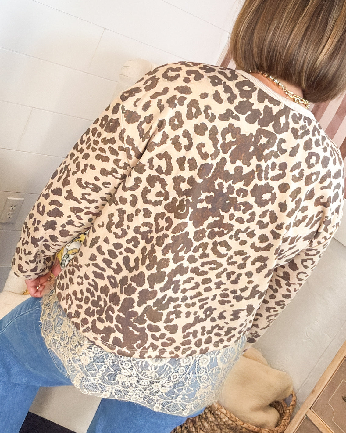 Wild Intentions Asymmetrical Lace Hem Top