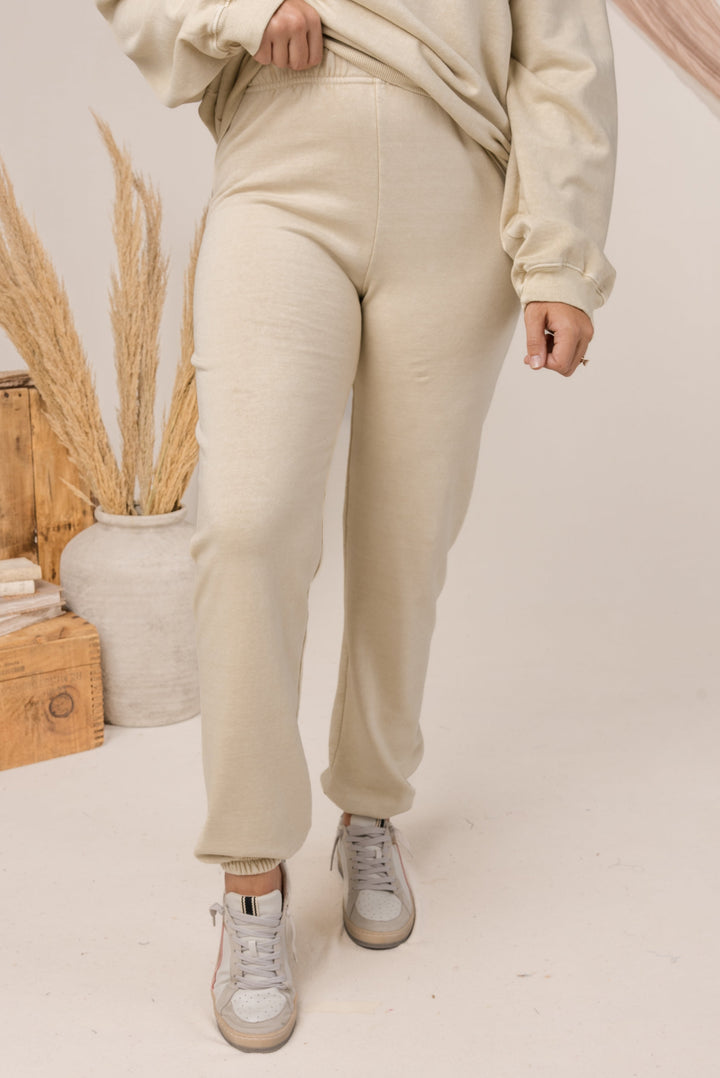 Washed Organic Cotton Joggers