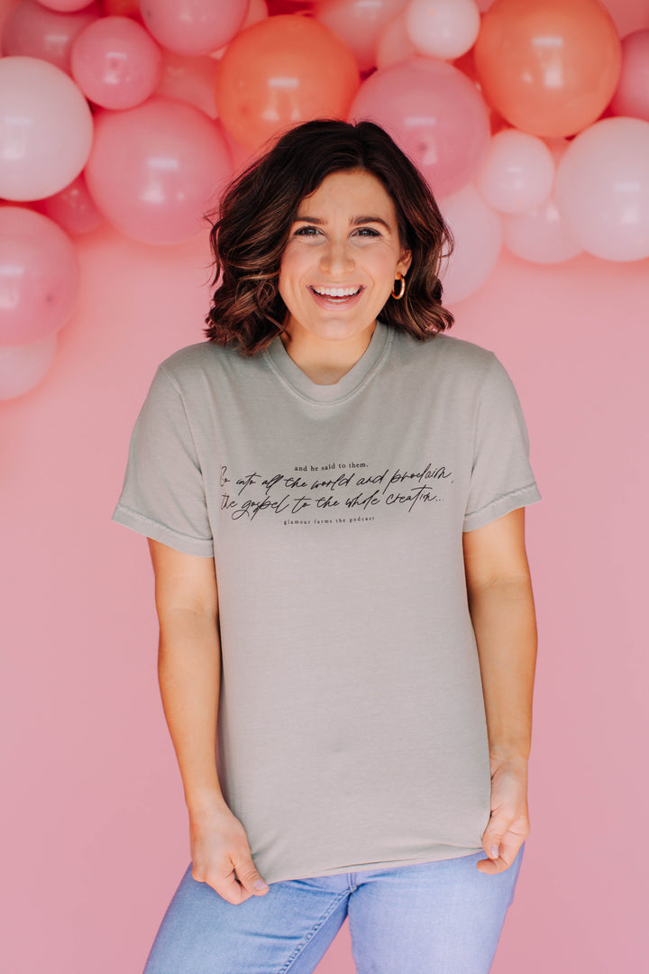 Go Into The World GF Podcast Graphic Tee *Final Sale*