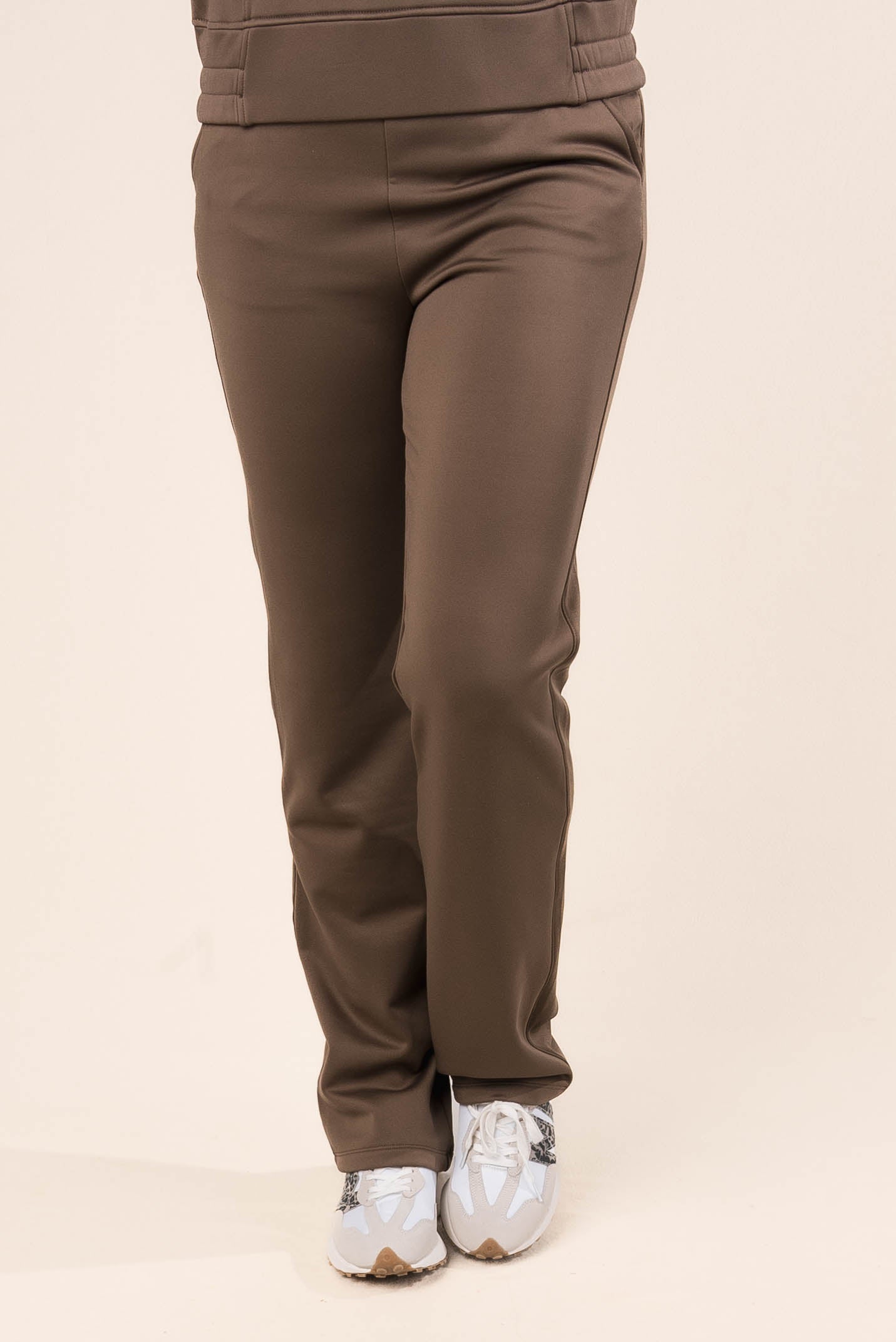 Flat Front Fleece Lined Pants