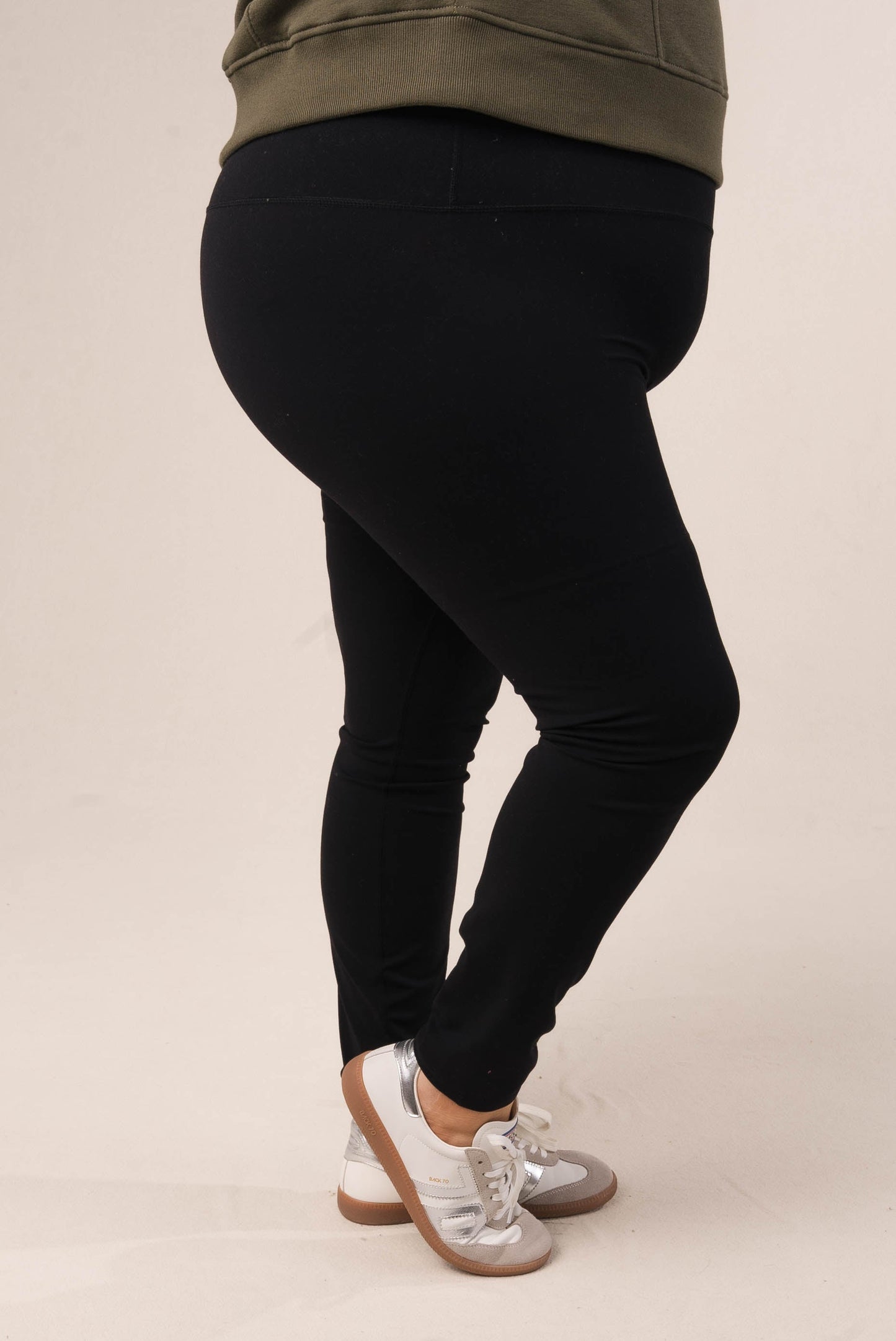 High Waist Athleisure Ankle Leggings