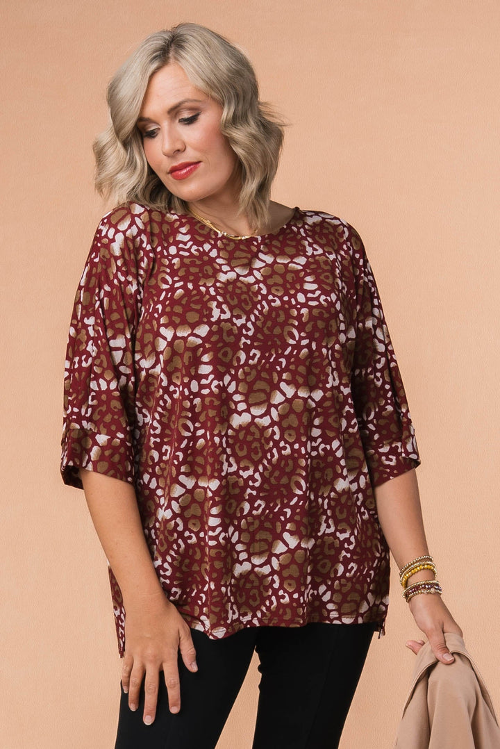 Floral Dolman Hi-Lo Top *Final Sale*