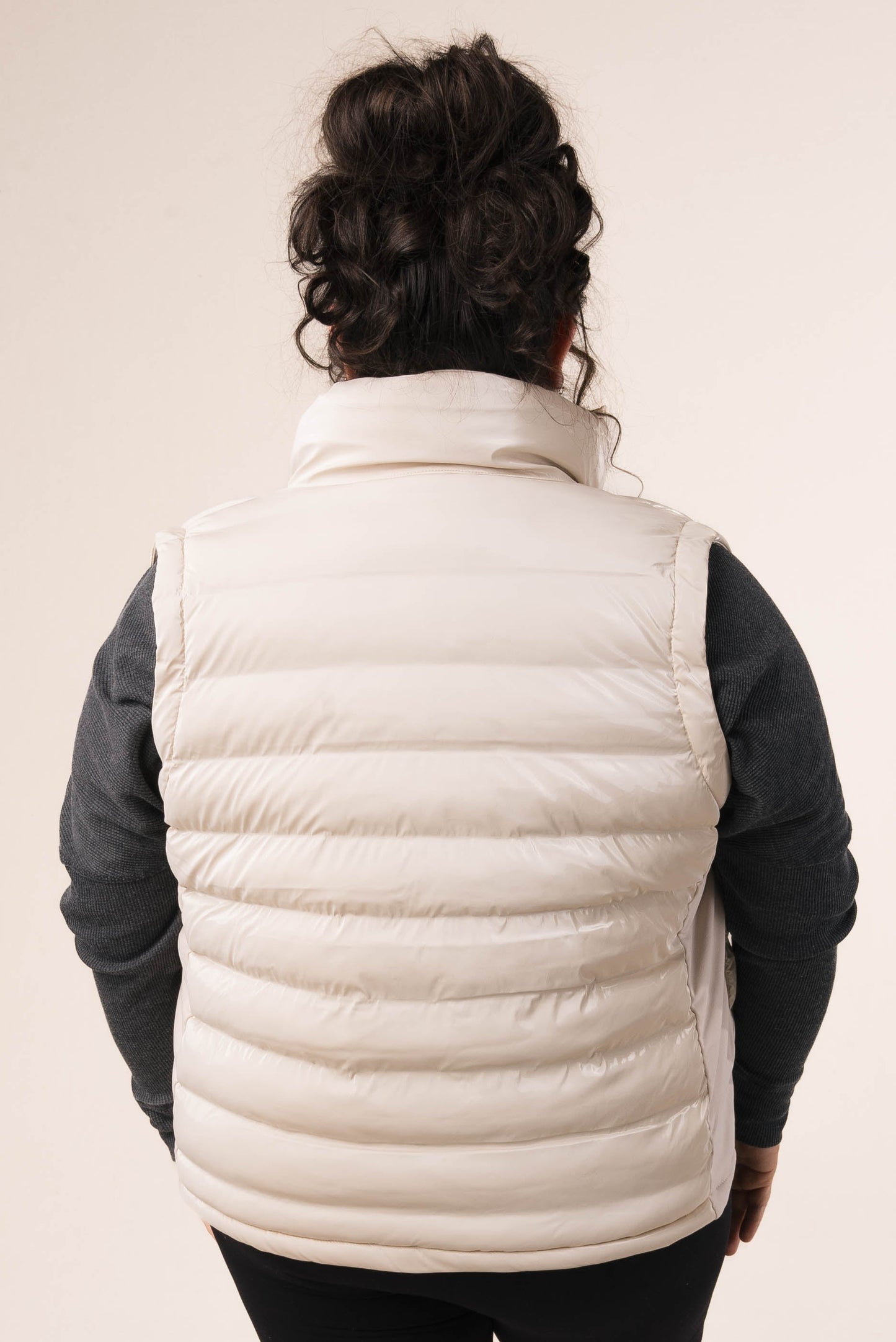 High Neck Puffer Vest