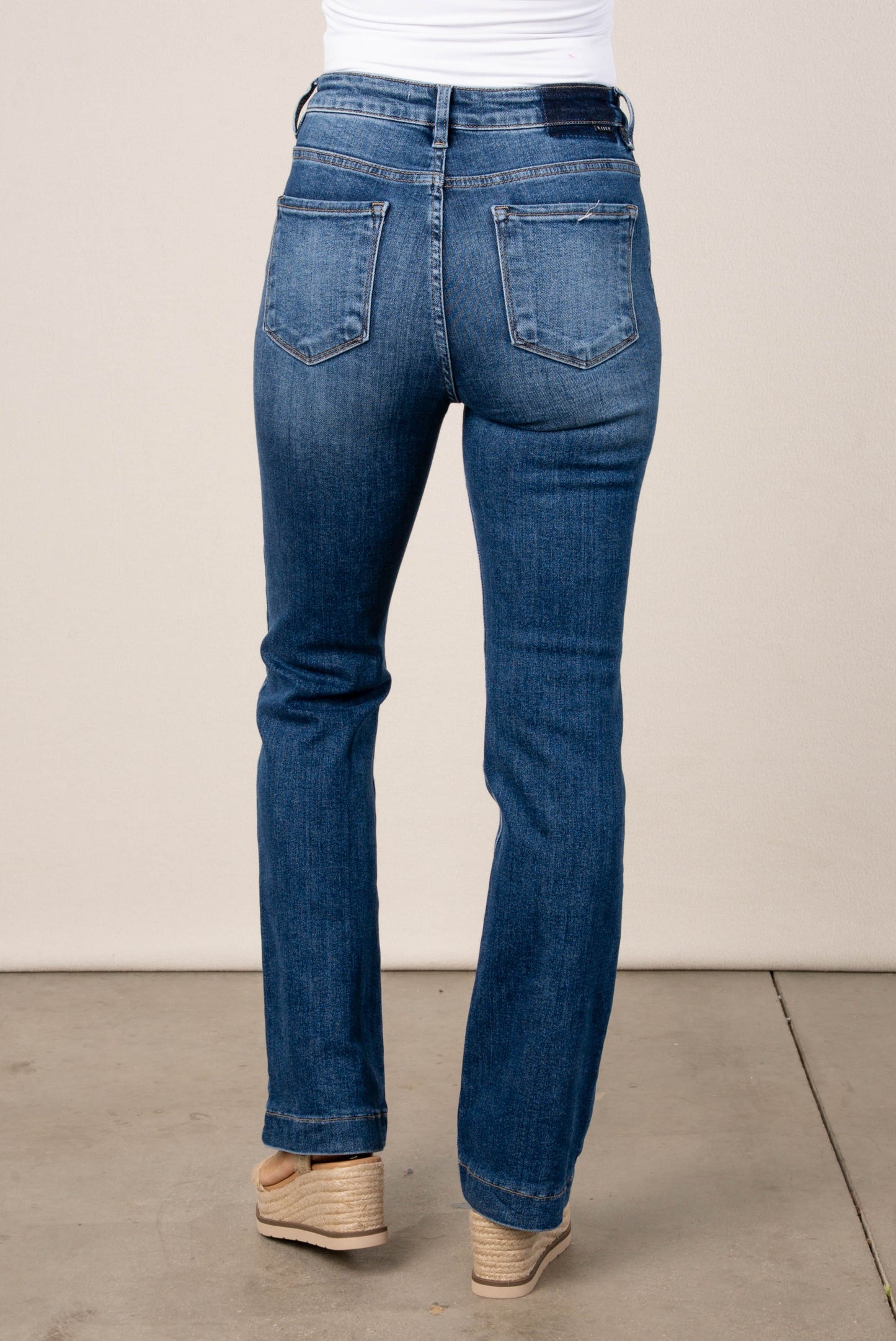 Risen High Rise Bootcut Jeans