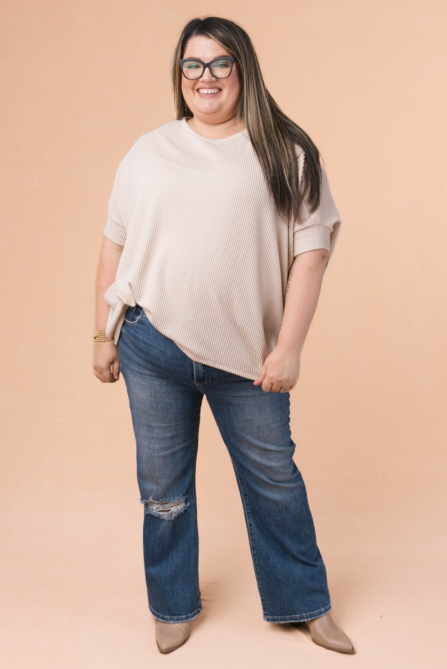 Oversized Hi-Lo Dolman Top *Final Sale*