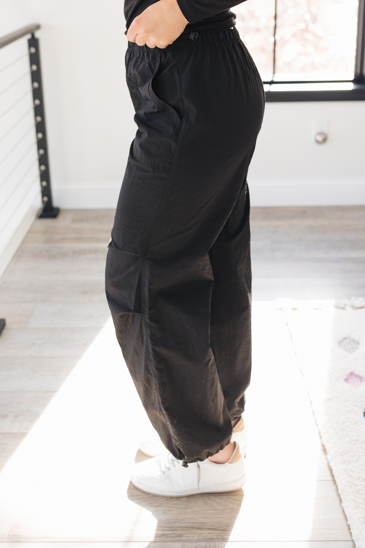 Toggle Waist Windbreaker Joggers *Final Sale*