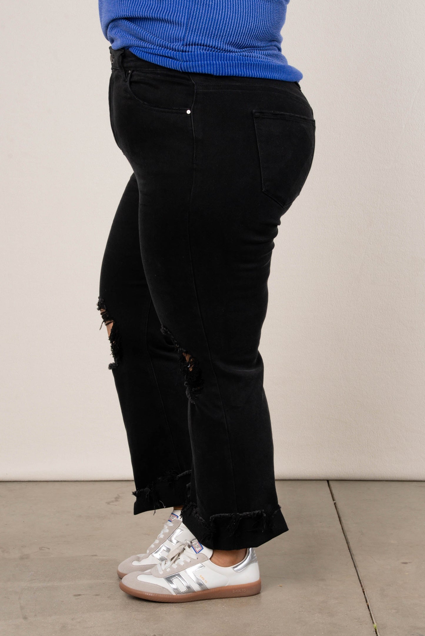 Risen Denim | Delaney High Rise Crop Jeans