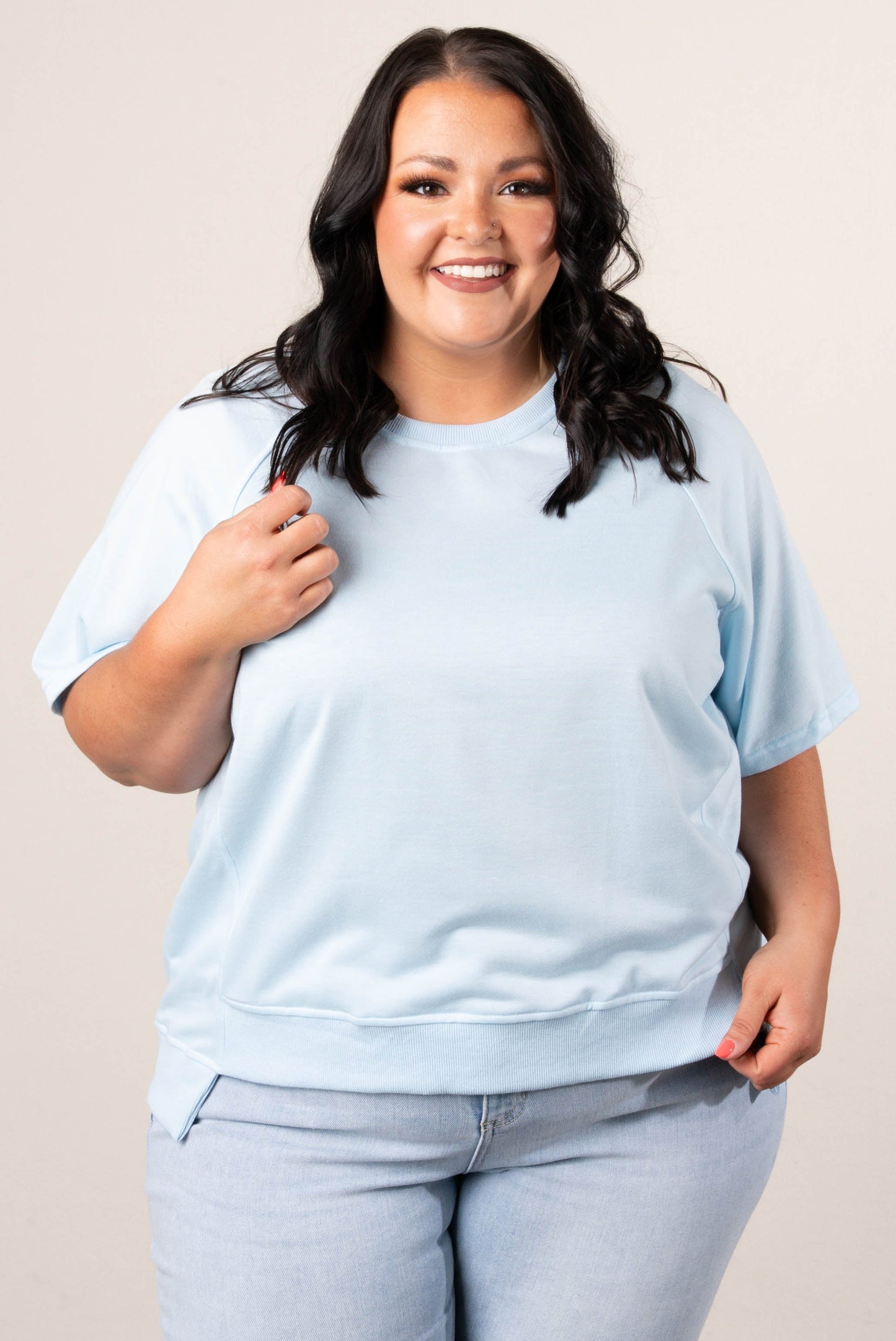 Georgia Mae Oversized Raglan Tee