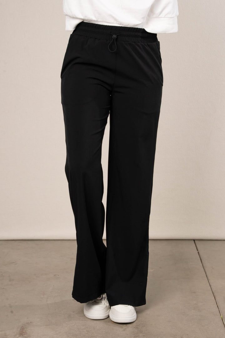 Toggle Waist Split Hem Lounge Pants