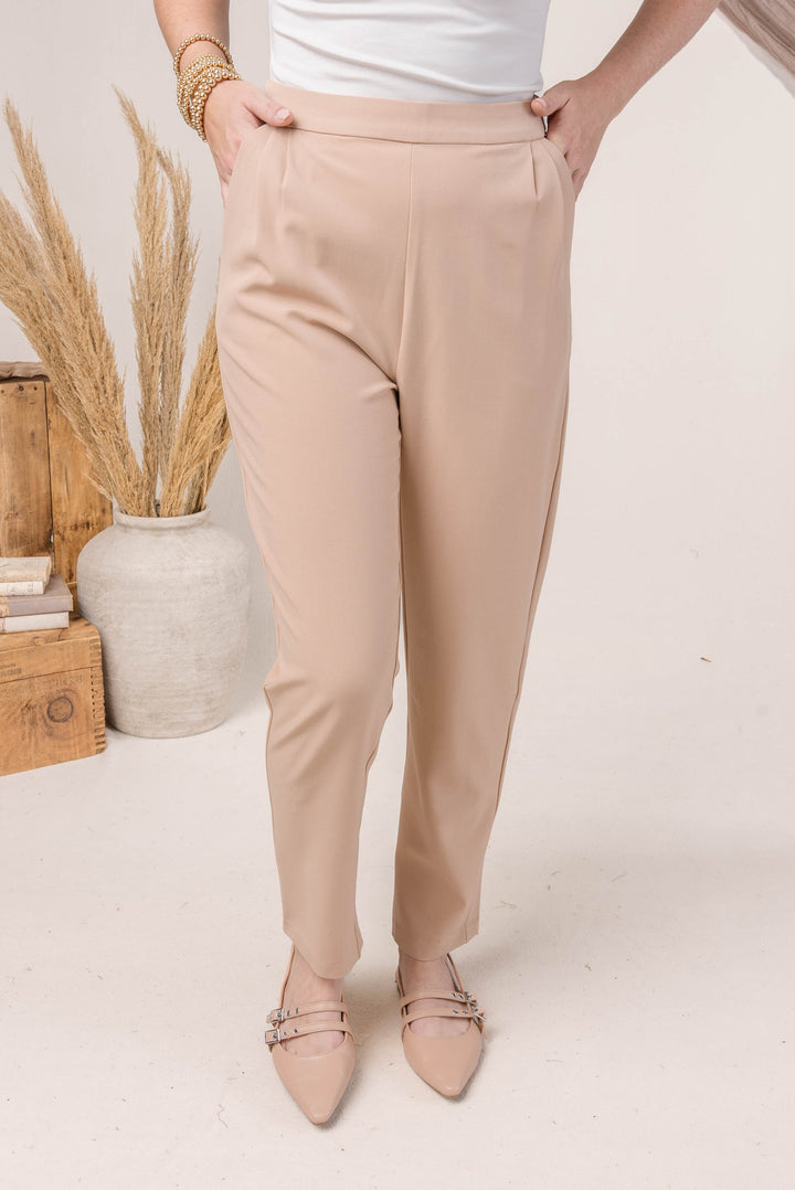 Side Zipper Ankle Pants