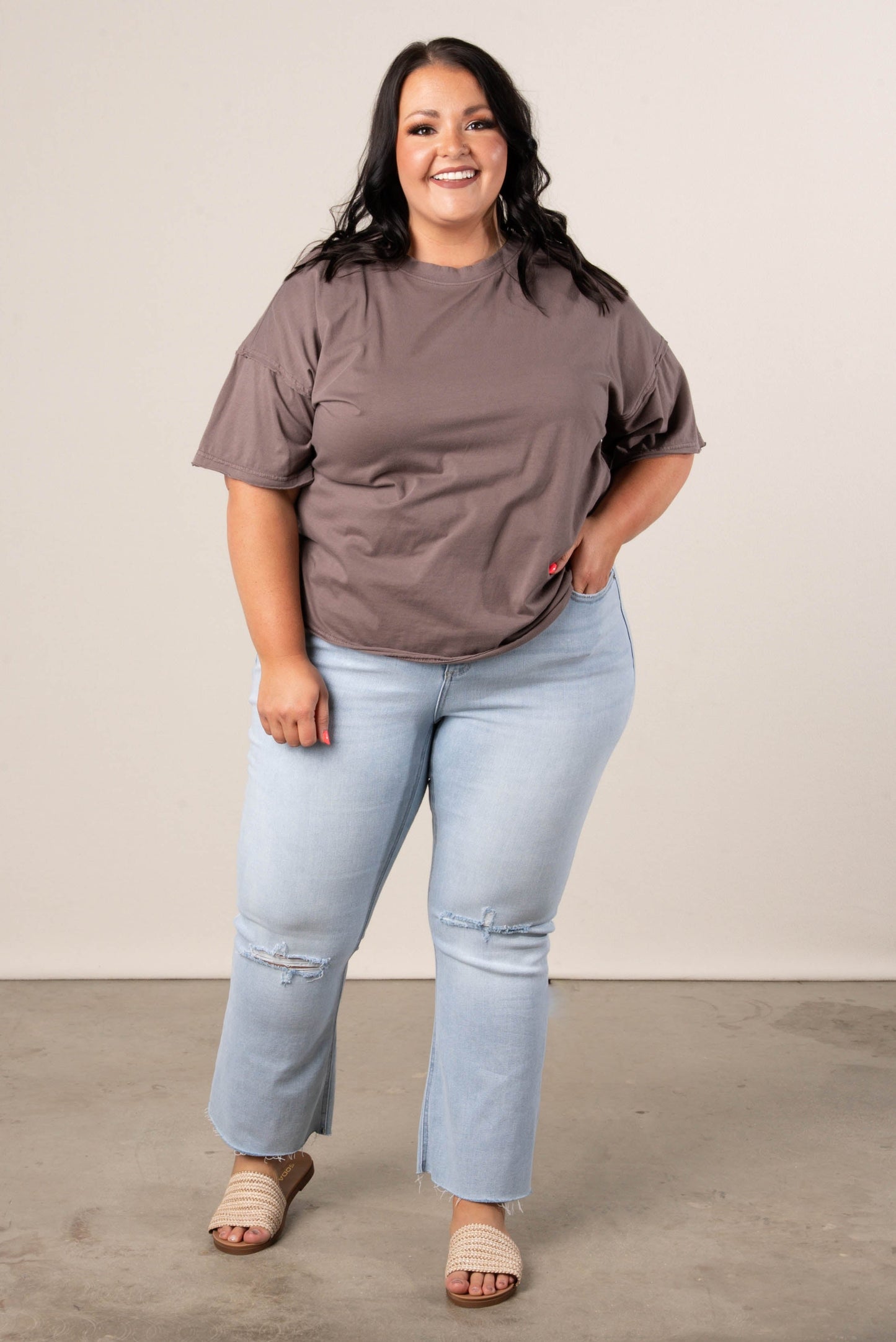 Washed Raw Seamed Tee