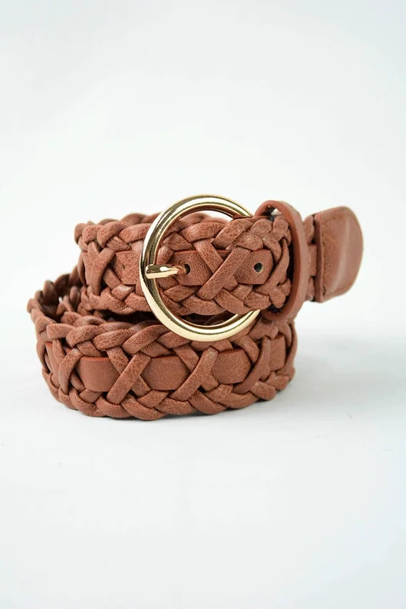 Double Braided Buckle Belt