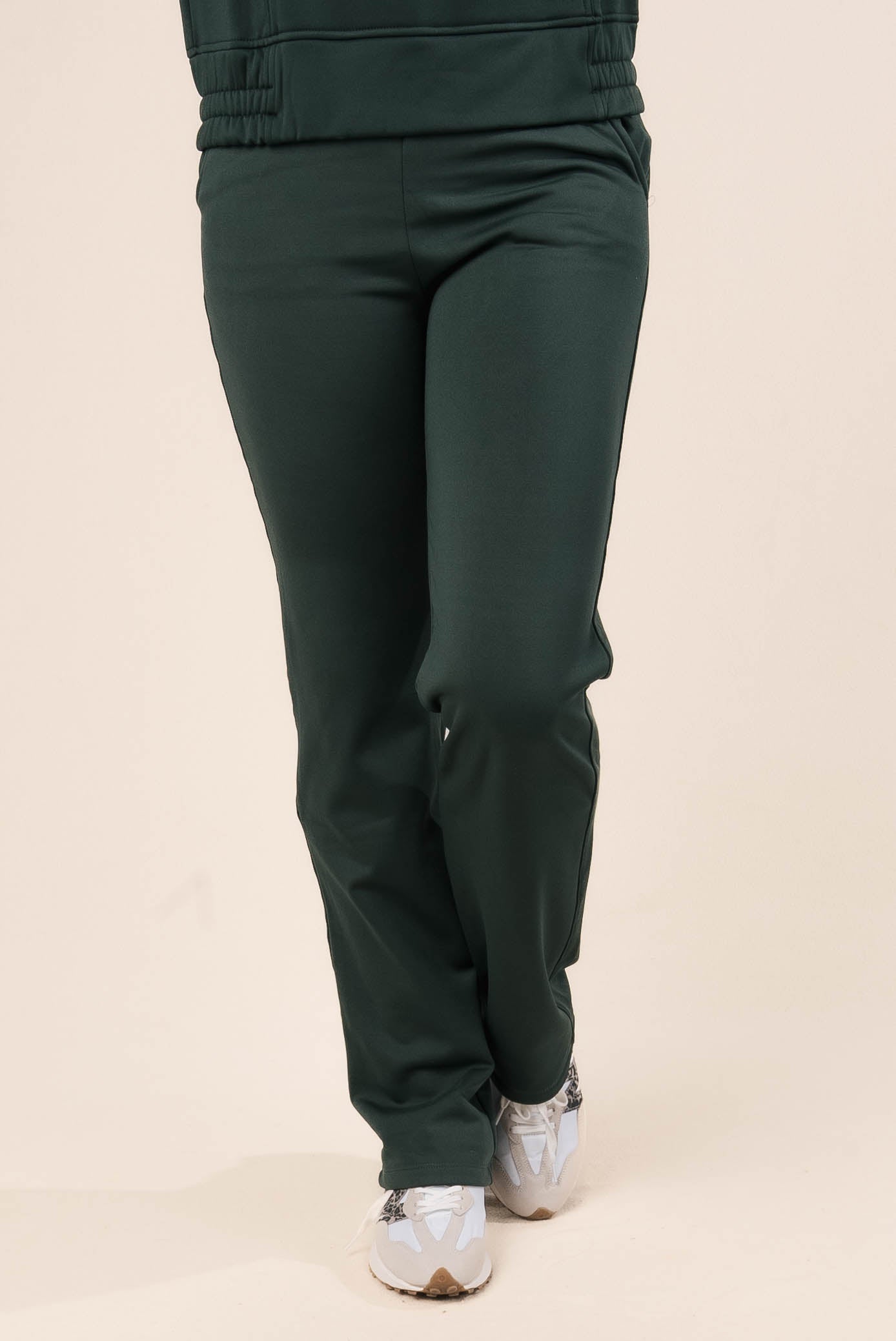 Flat Front Fleece Lined Pants