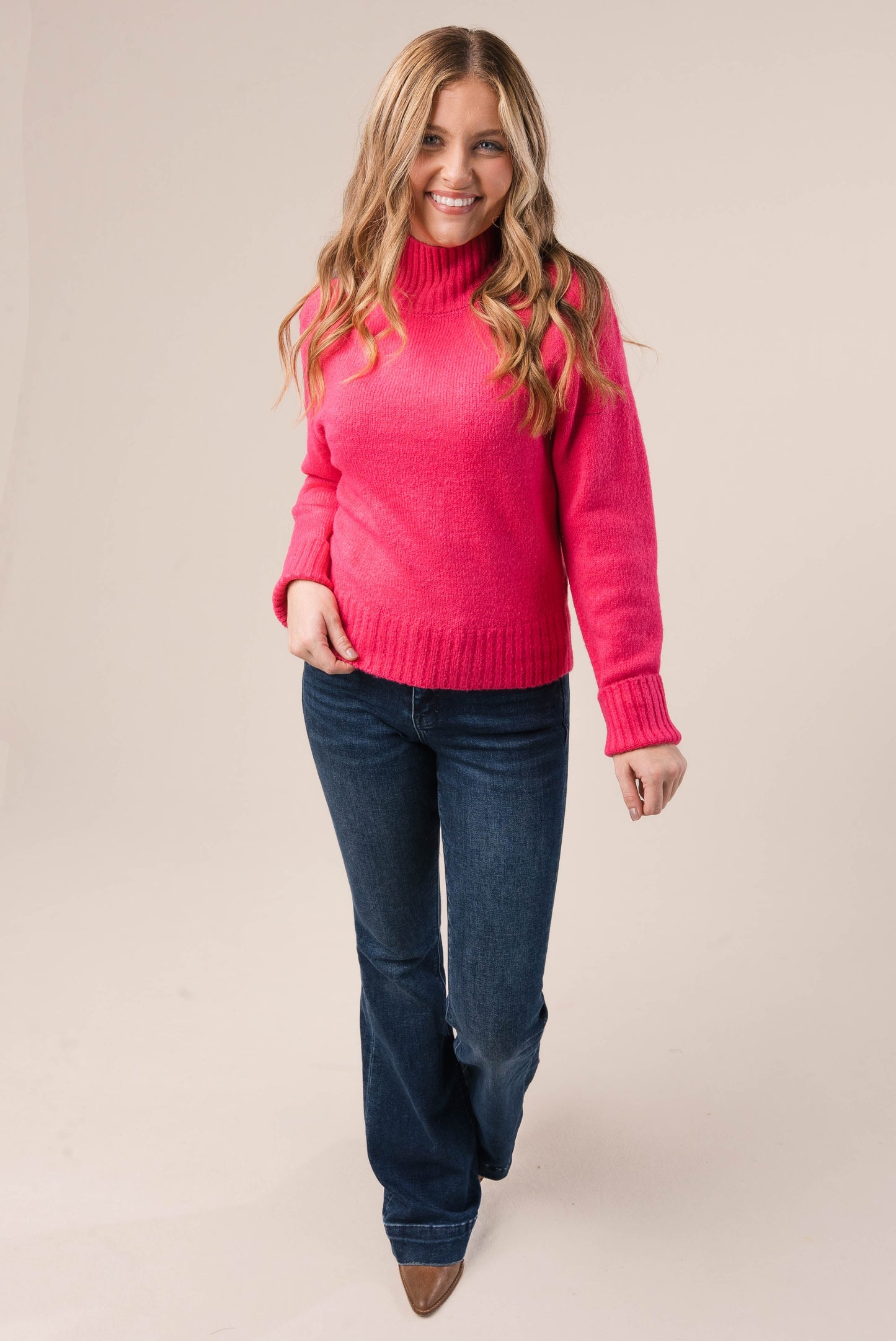 Mock Neck Raglan Sweater *Final Sale*