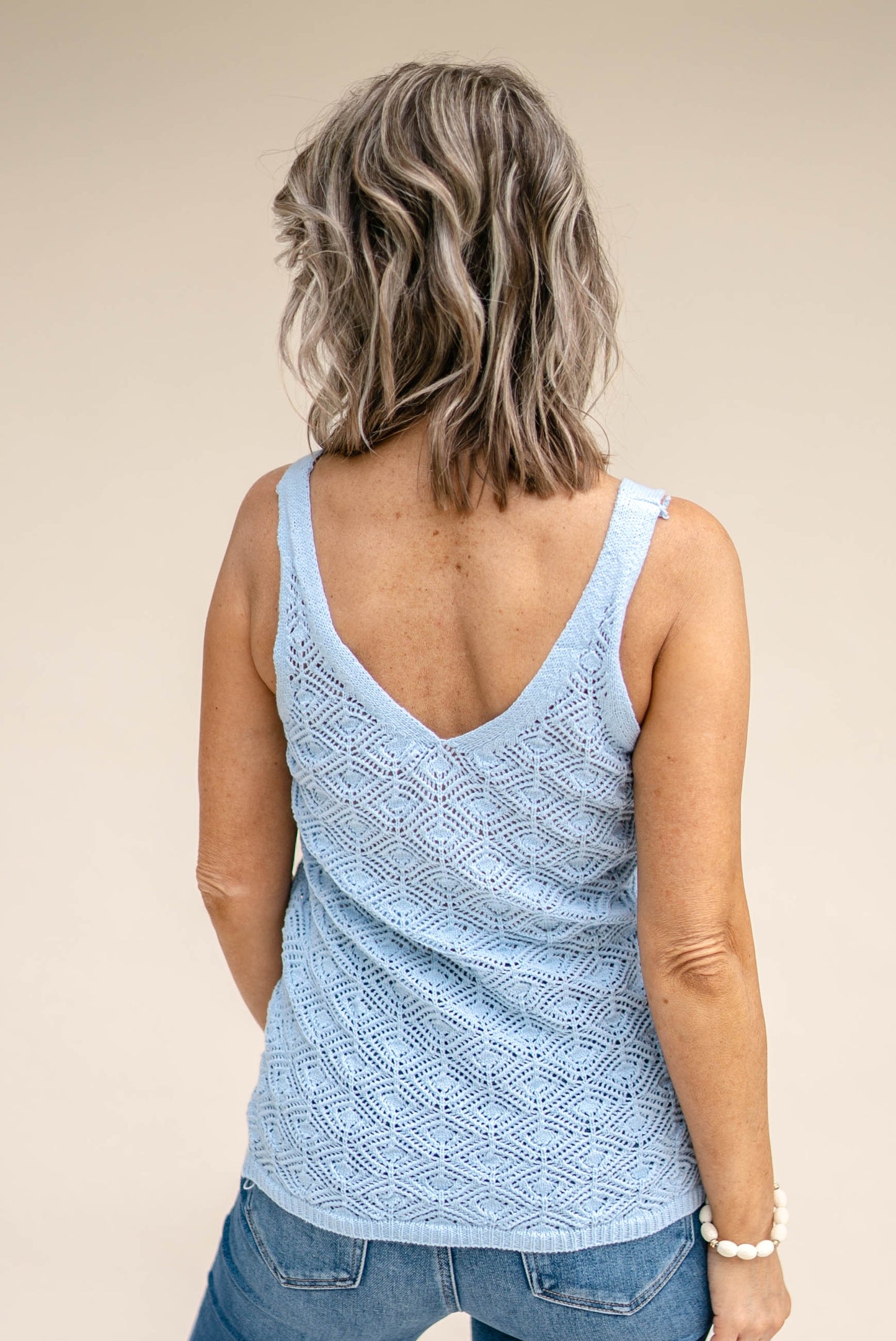 Crocheted Sweater Tank *Final Sale*