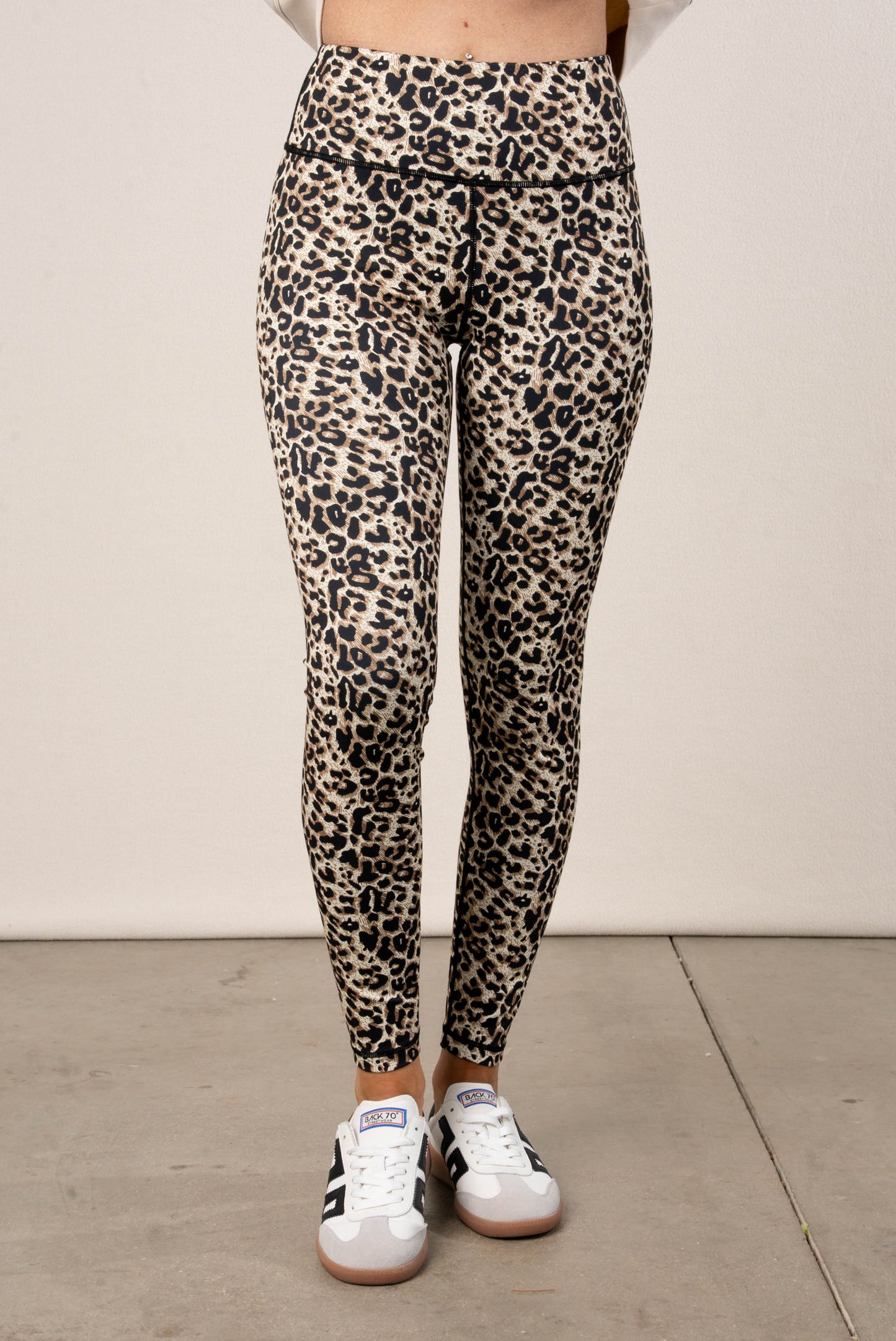 Cheetah High Waist Active Ankle Leggings
