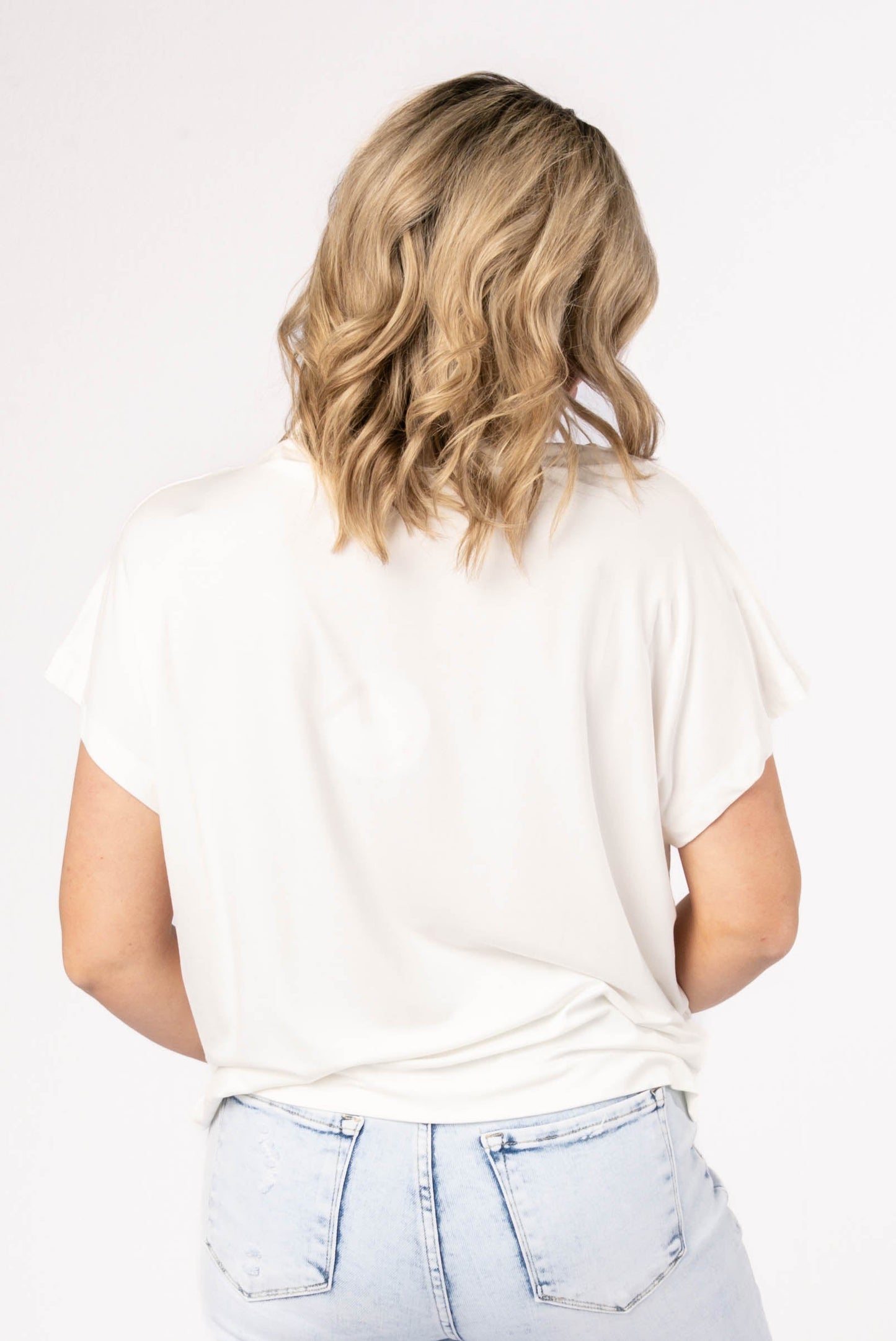 Draped Neck Dolman Top *Final Sale*