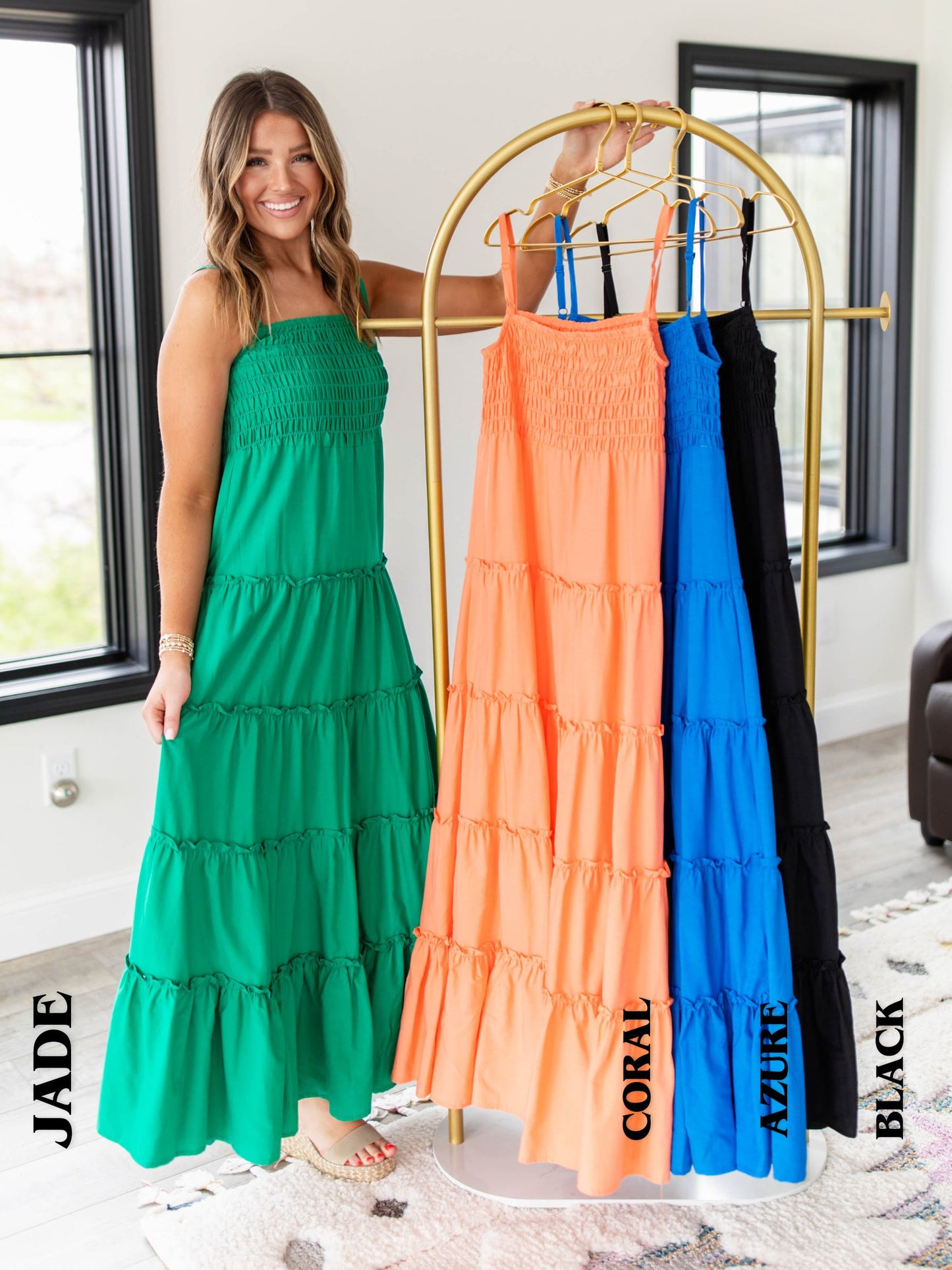 Smocked Cami Tiered Maxi Dress *Final Sale*