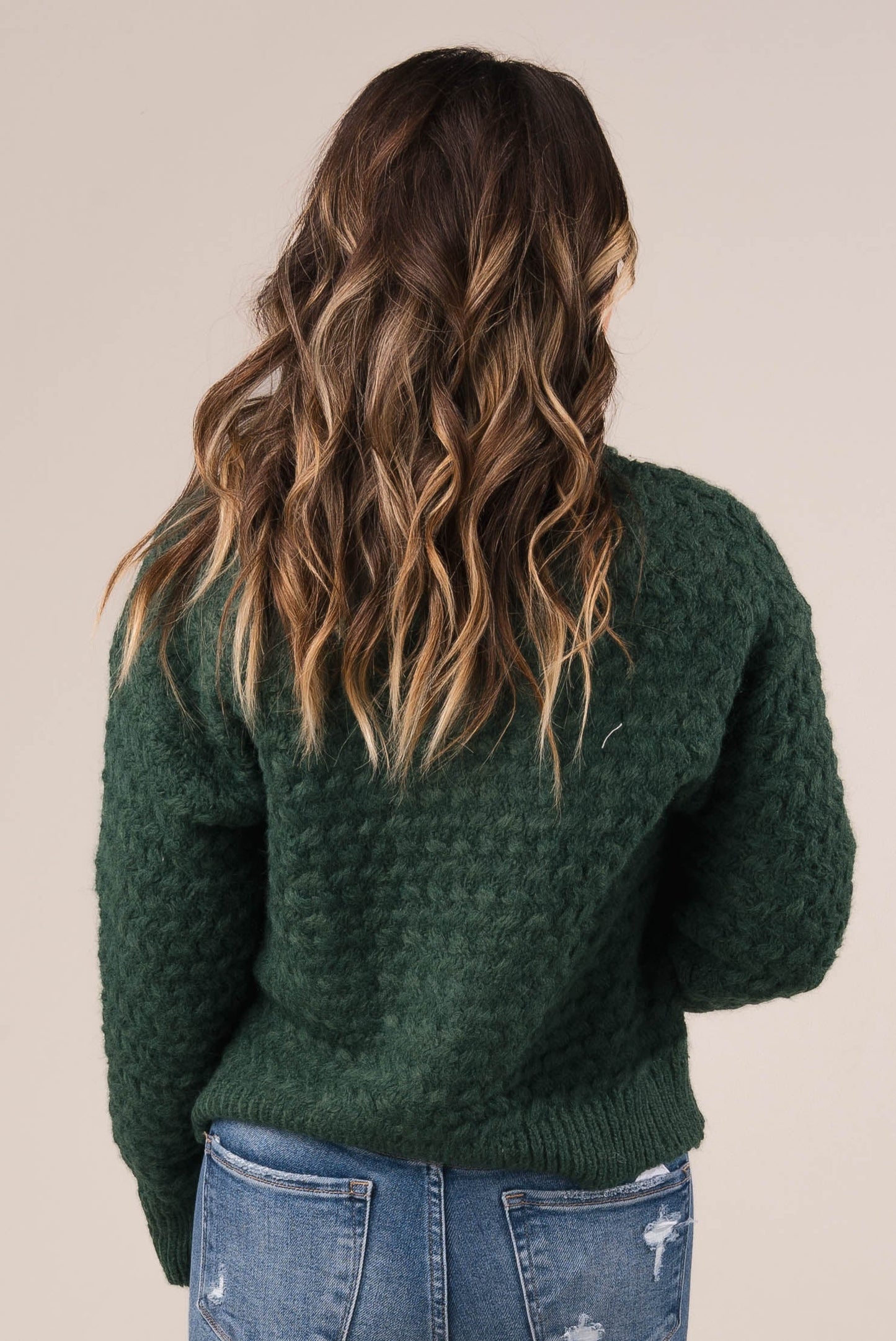 Basketweave Turtleneck Sweater *Final Sale*