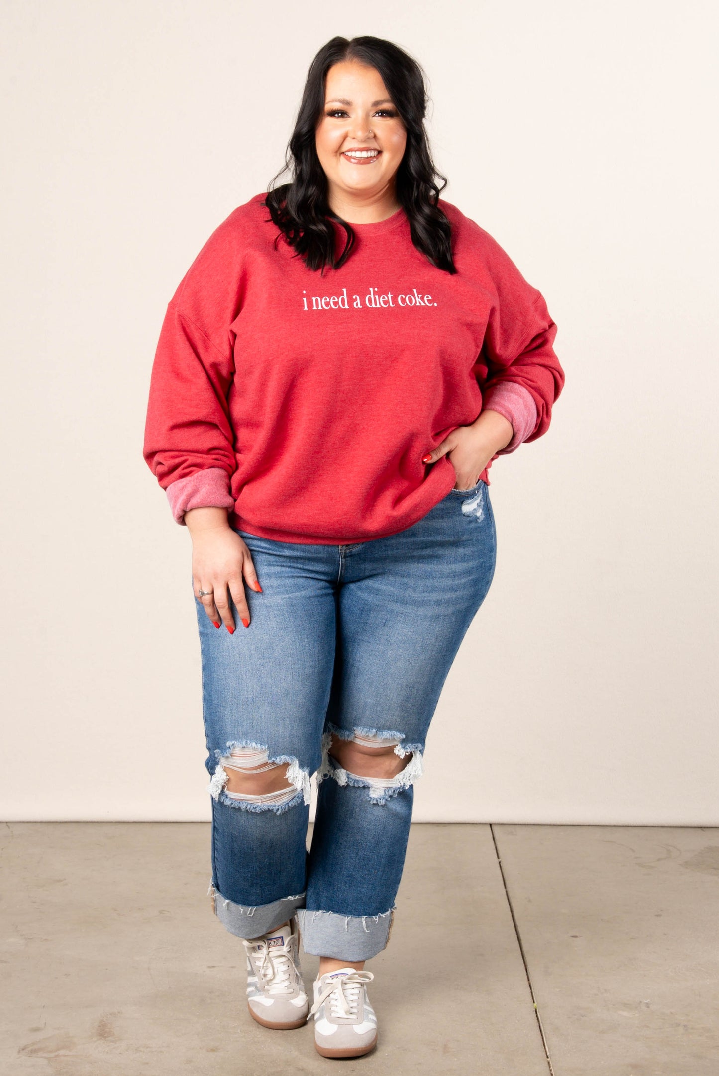 I Need A Diet Coke Graphic Sweatshirt
