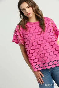 Clara Lined Polka Dot Lace Top *Final Sale*
