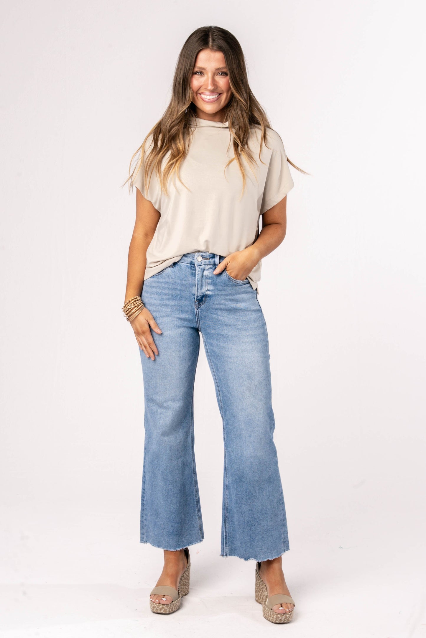 Draped Neck Dolman Top *Final Sale*