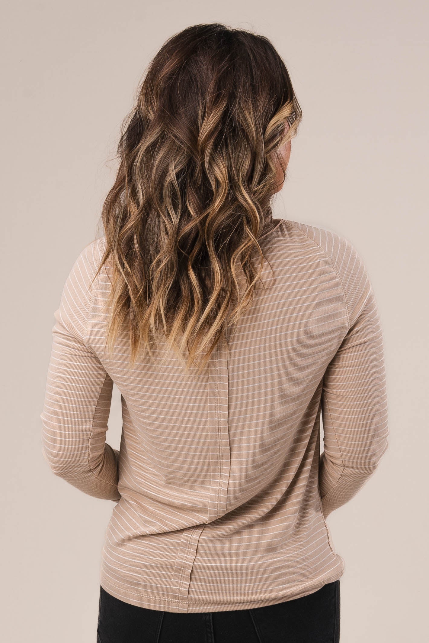 Striped Raglan Top