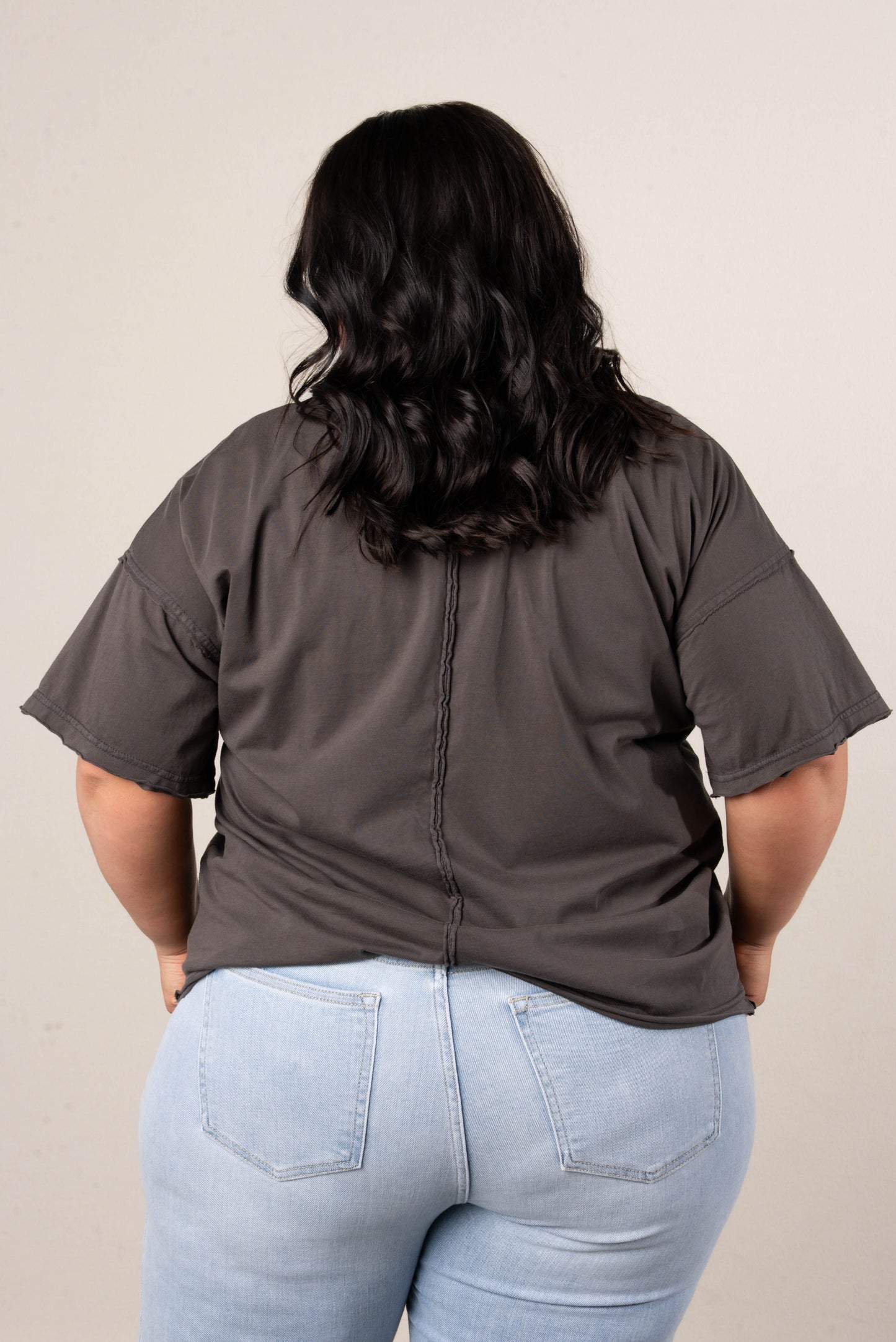 Washed Raw Seamed Tee