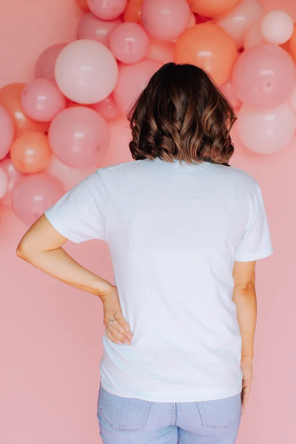 Glamour Farms The Podcast Graphic Tee in Blue *Final Sale*