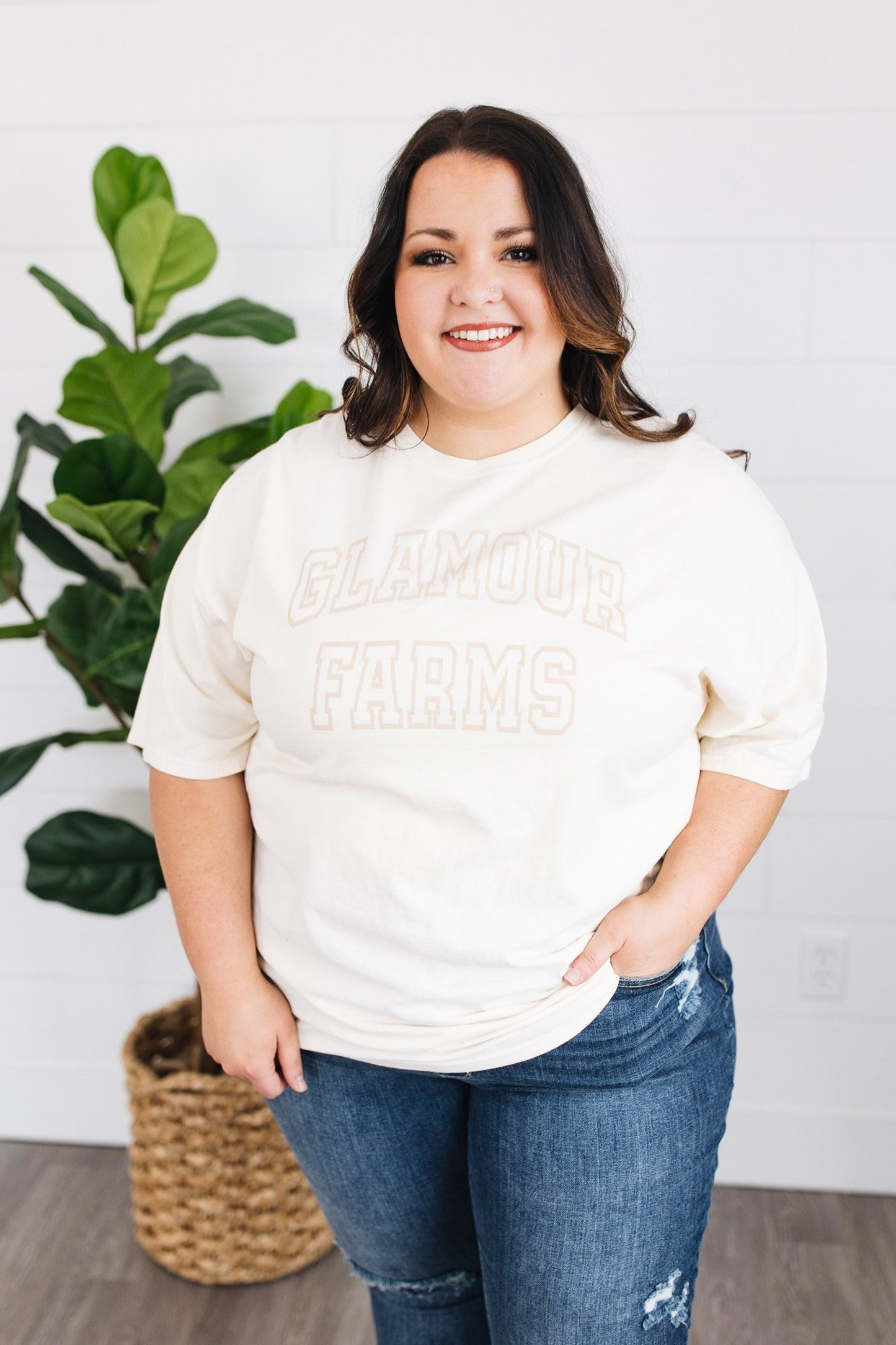 GF Logo Collegiate Graphic Tee
