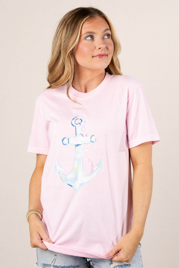 Preppy Anchor Graphic Tee