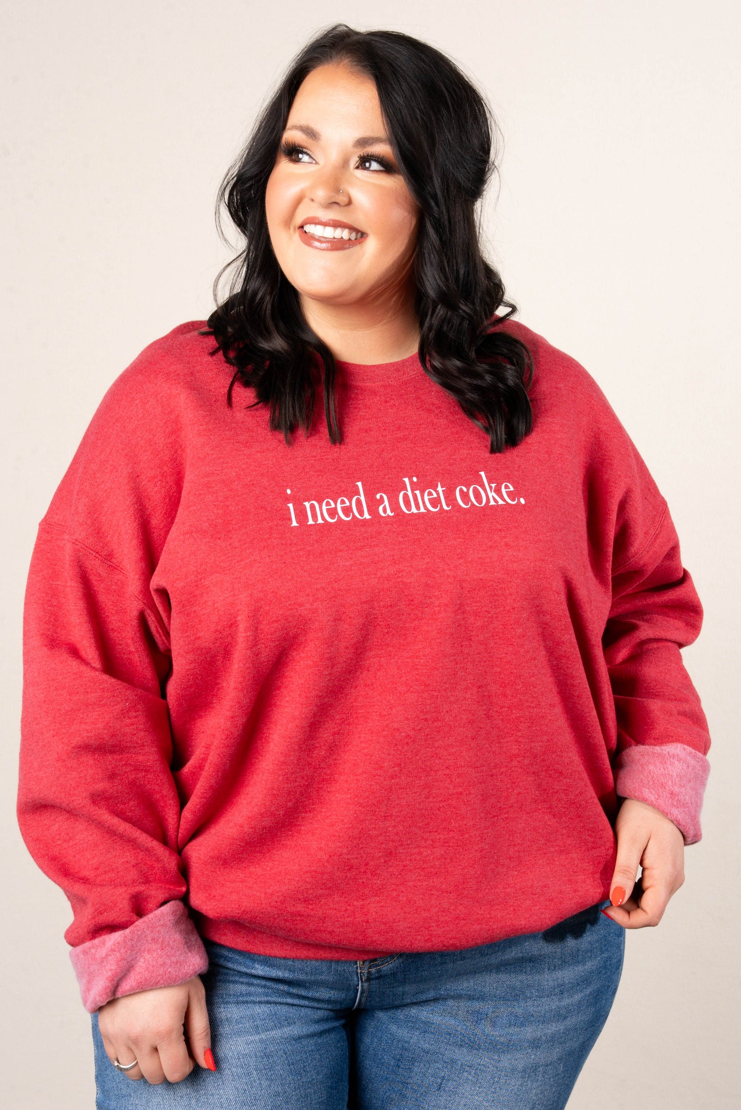 I Need A Diet Coke Graphic Sweatshirt