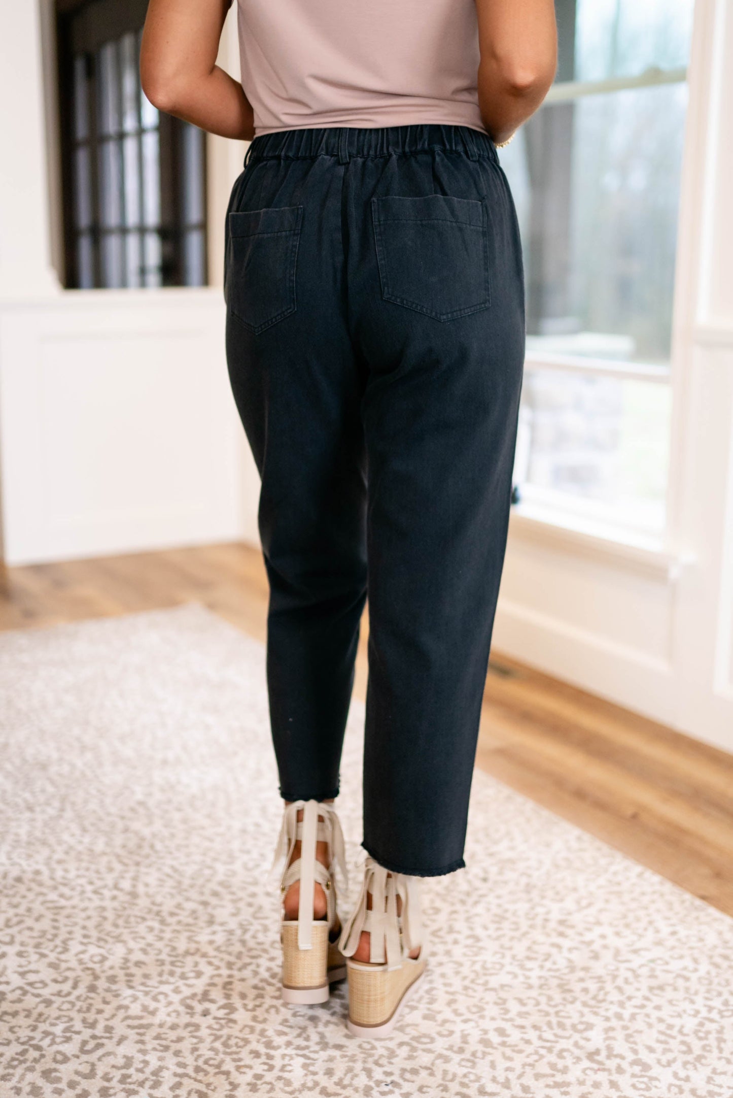 Mineral Washed Drawstring Pants *Final Sale*