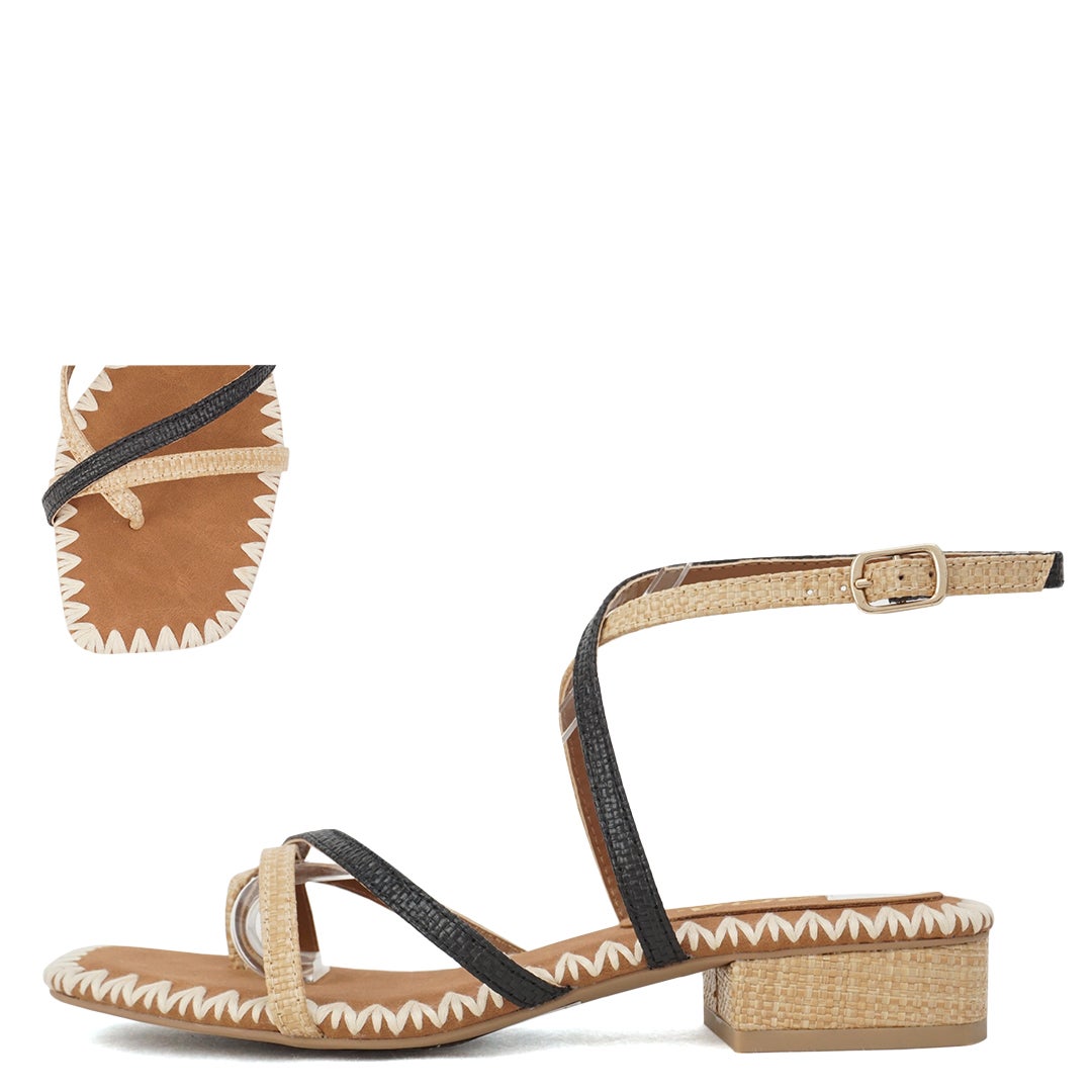 Redial Stitched Strappy Sandal