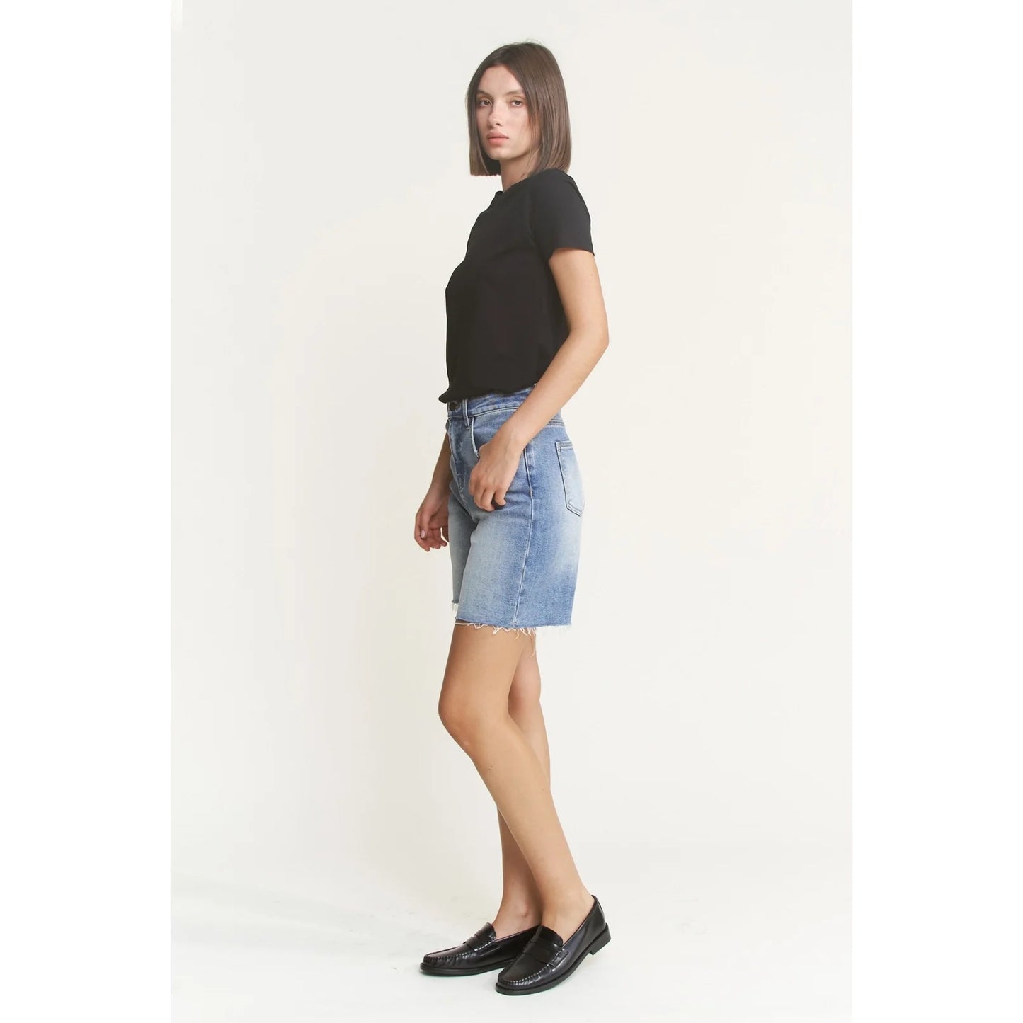 Mica Super High Vintage Raw Hem Shorts *Final Sale*