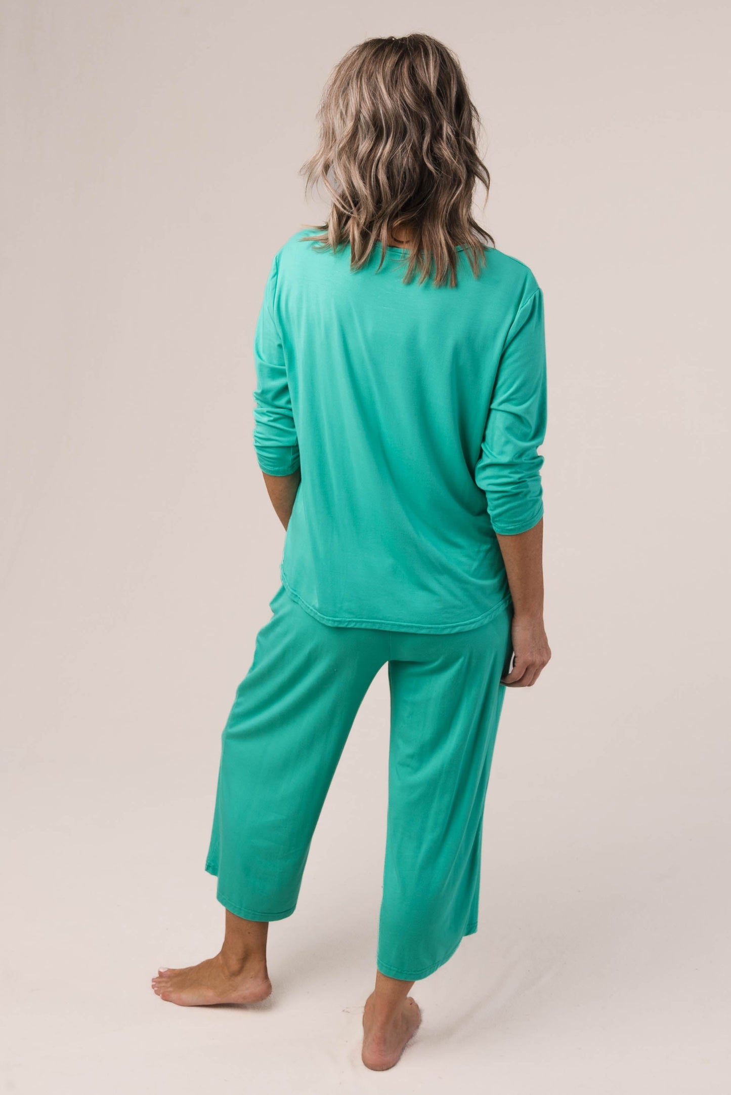 Heavenly Luxe Rounded Neckline Cool Down Pajama Set *Final Sale*